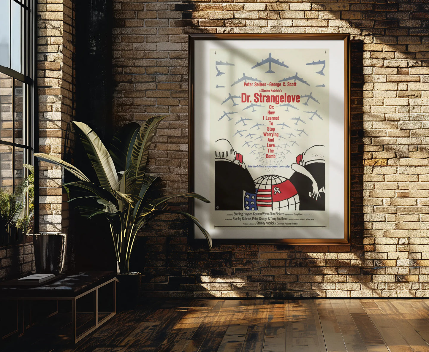 Poster Dr Strangelove, Dr Folamour, film Stanley Kubrick 1964 Trendsandprints