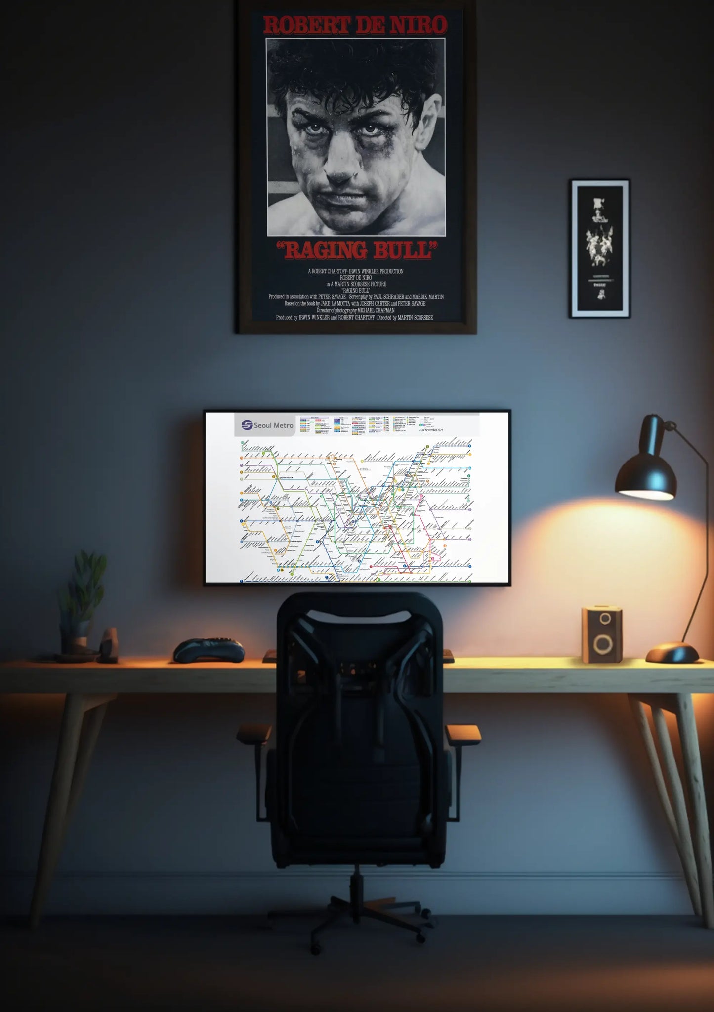 Poster Raging Bull avec De Niro, film boxe, amateur boxe Trendsandprints