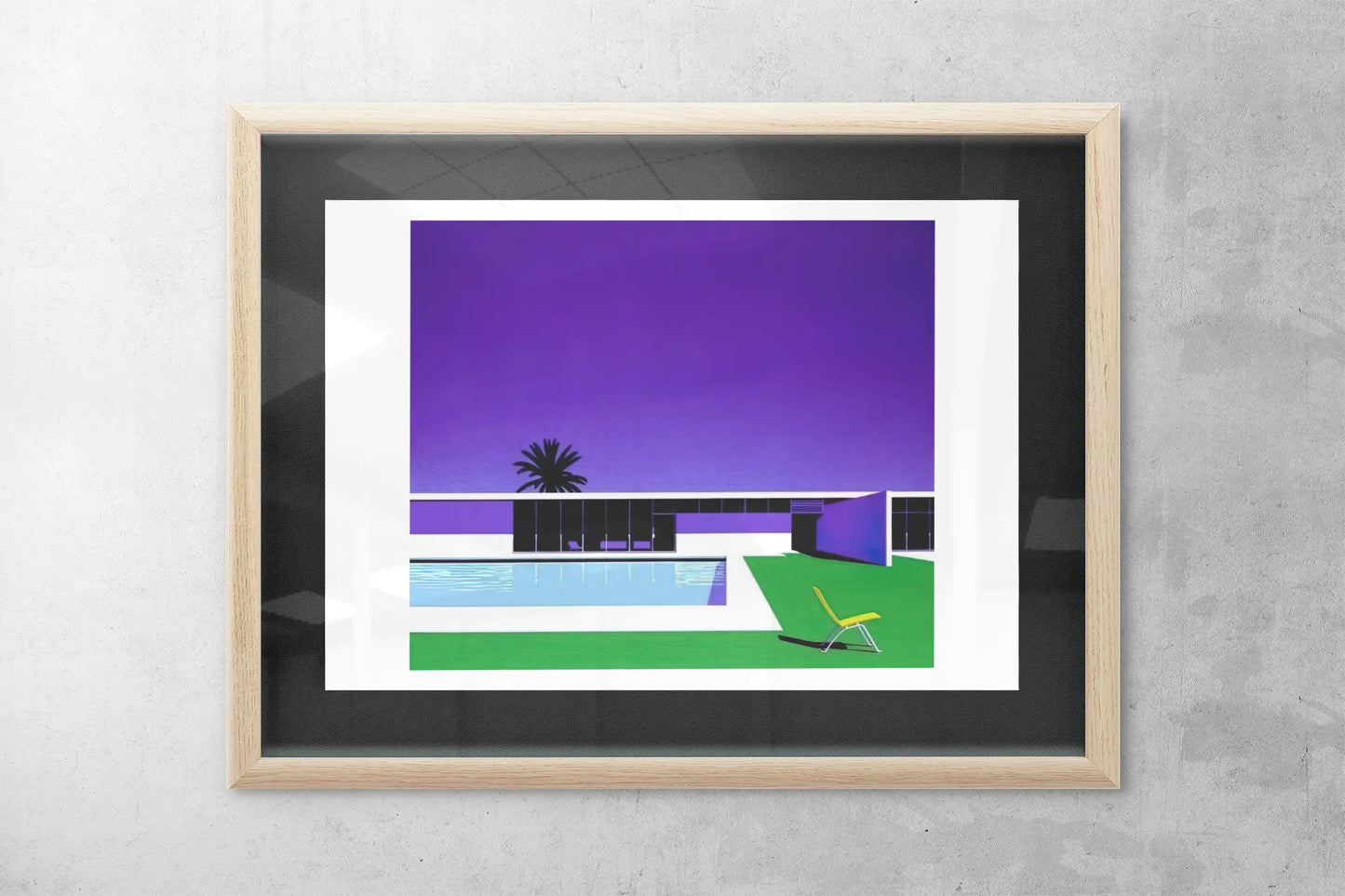 Poster Hiroshi Nagai "Summer break " AOR CITY, décoration murale épurée architecturale et city pop Trendsandprints