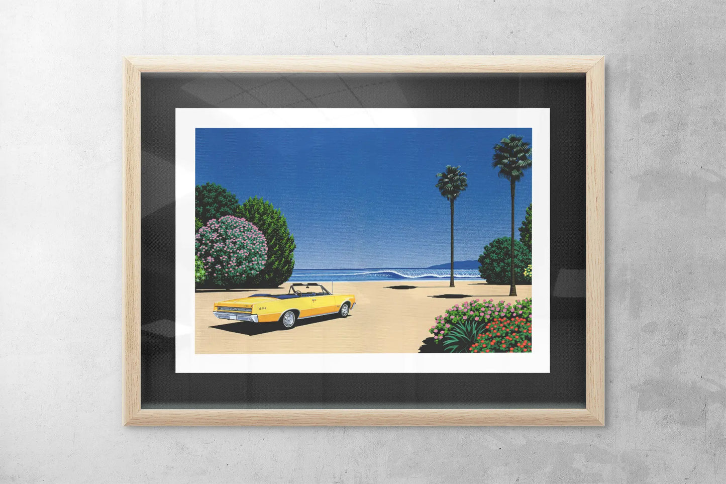 Poster Hiroshi Nagai, poster Californie, poster city pop Trendsandprints