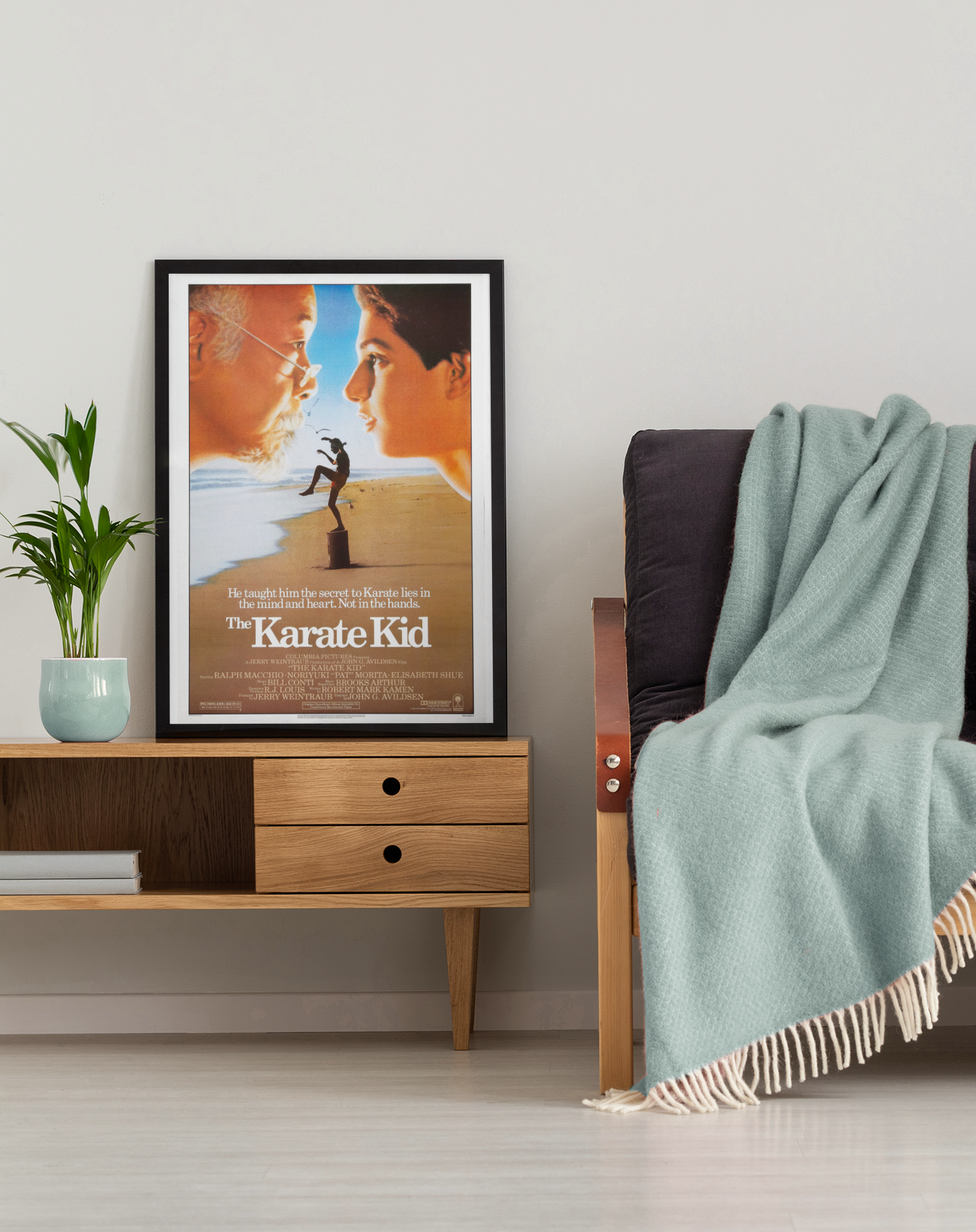 Poster premium film Karaté Kid 1984