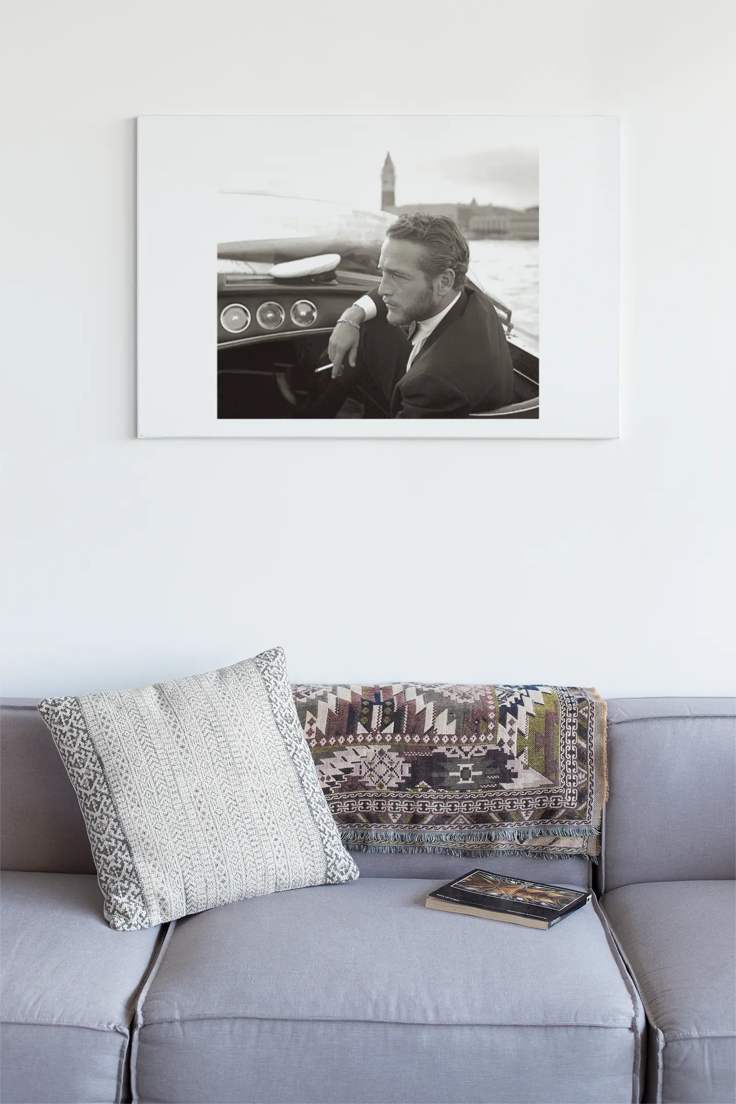 Photographie de Paul Newman à la Mostra de Venise en 1963 Trendsandprints