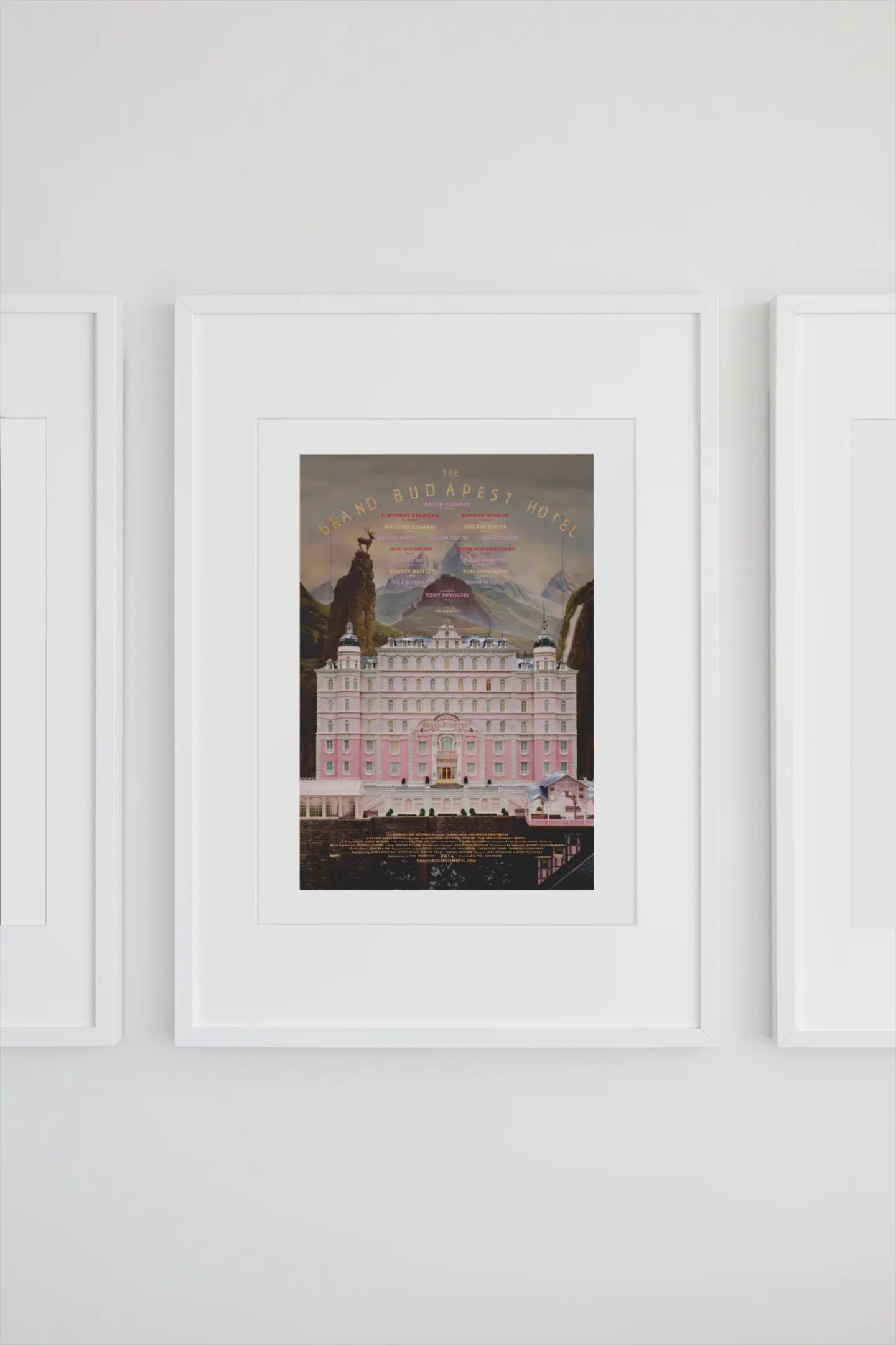 Poster du film "the grand budapest hotel" film Wes Anderson Trendsandprints