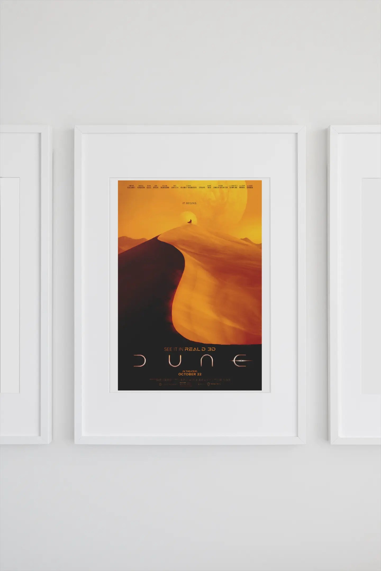 Poster Dune 2021, avec Timothée Chalamet et Zendaya Trendsandprints