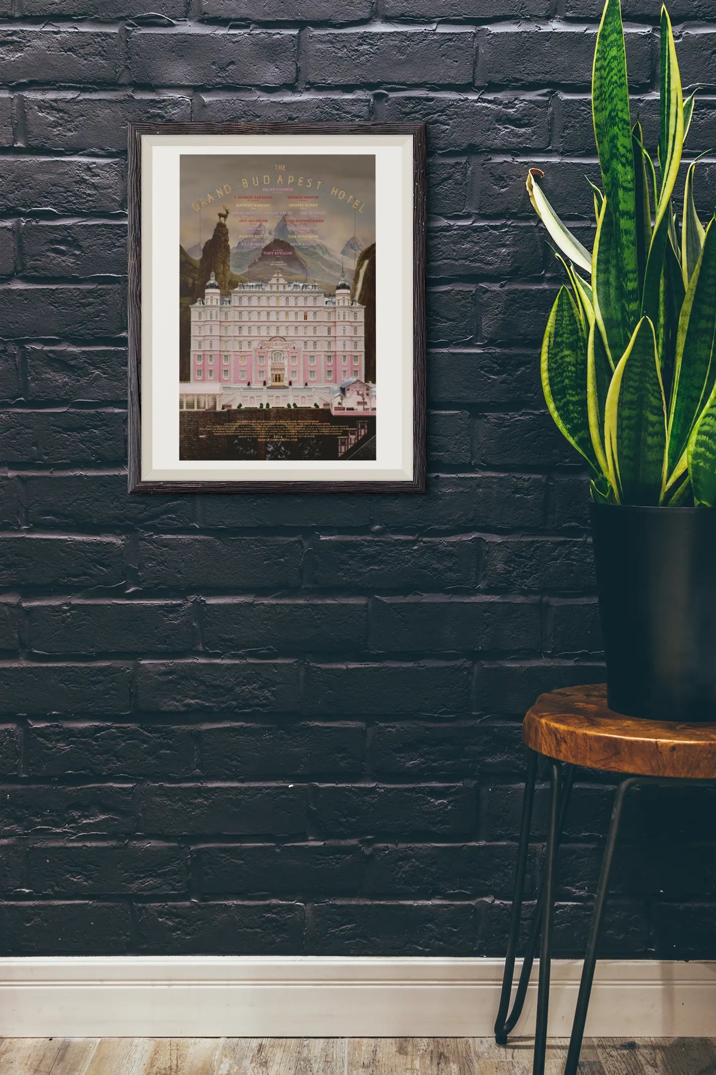 Poster du film "the grand budapest hotel" film Wes Anderson Trendsandprints