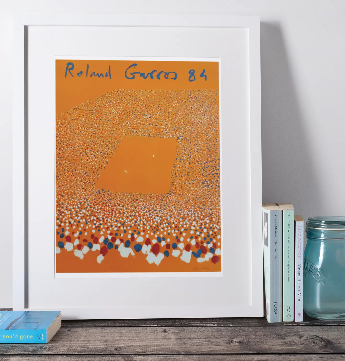 Poster Roland Garros 1984 poster tennis, décoration murale tennis Trendsandprints