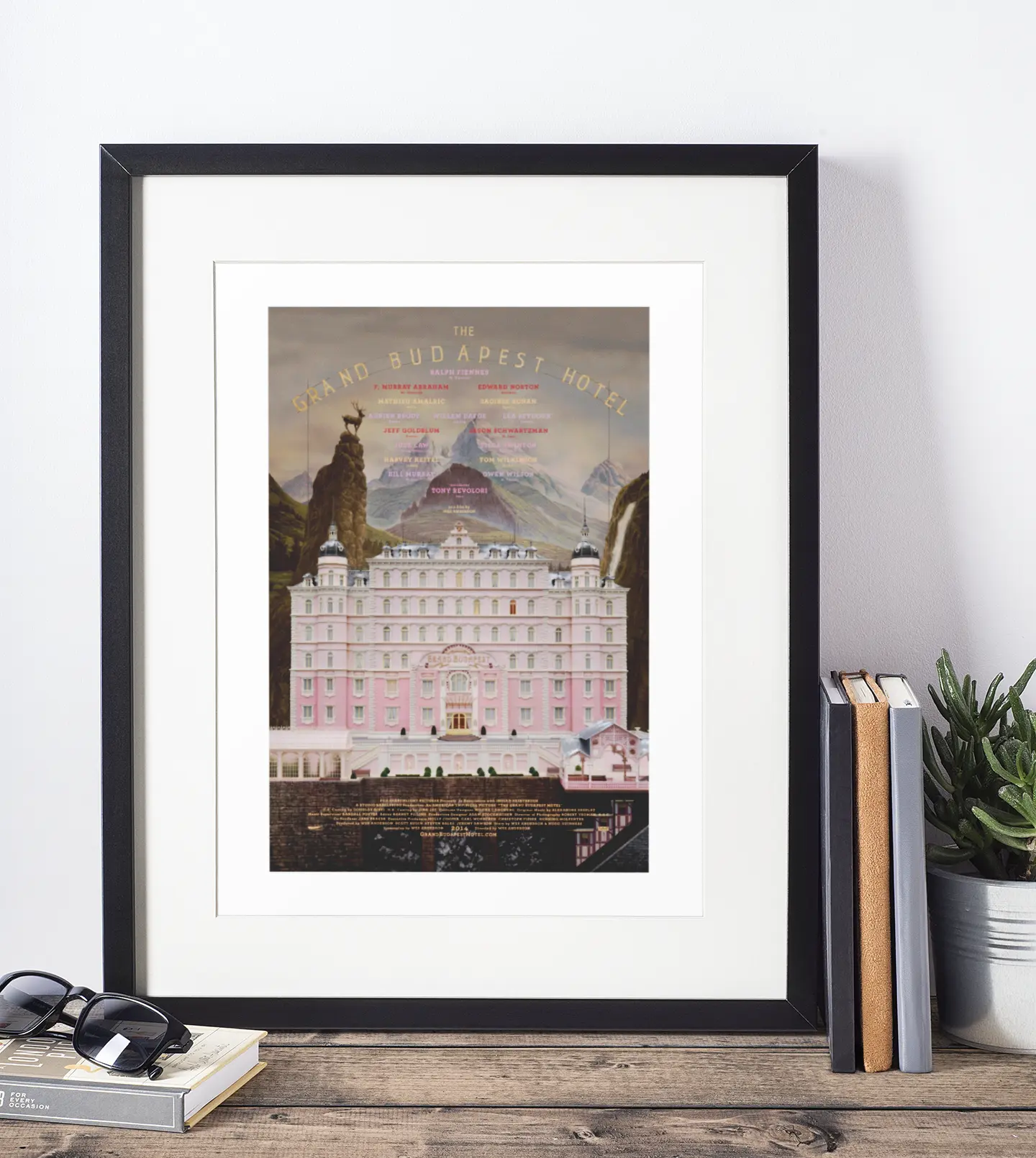 Poster du film "the grand budapest hotel" film Wes Anderson Trendsandprints