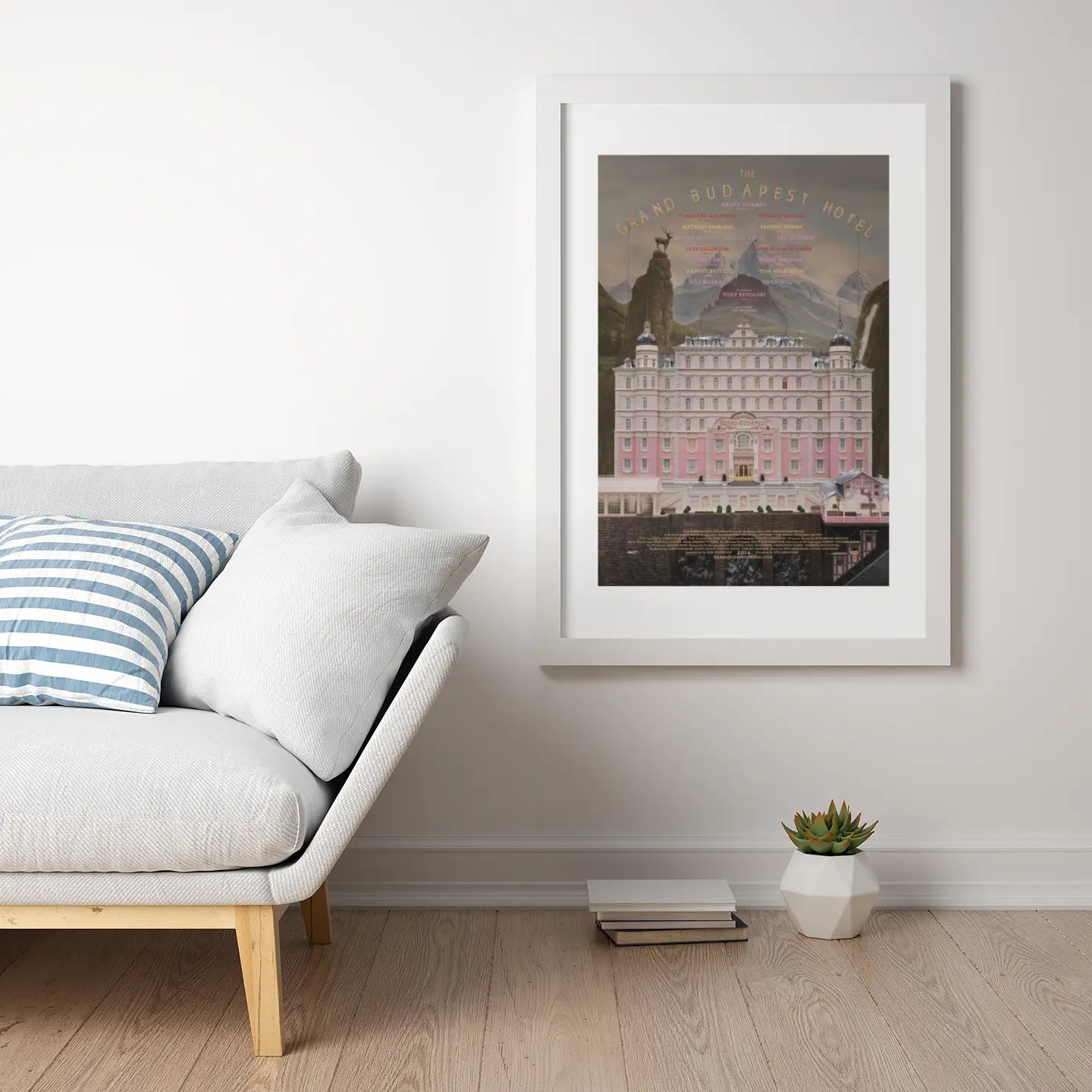 Poster du film "the grand budapest hotel" film Wes Anderson Trendsandprints