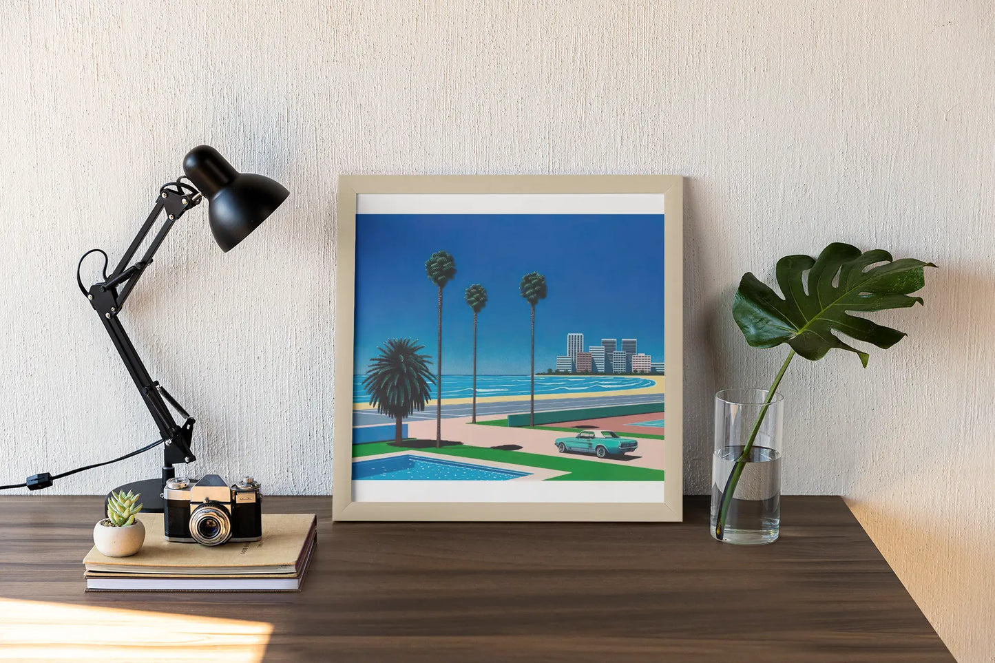 Poster Hiroshi Nagai, poster Californie, poster city pop Trendsandprints