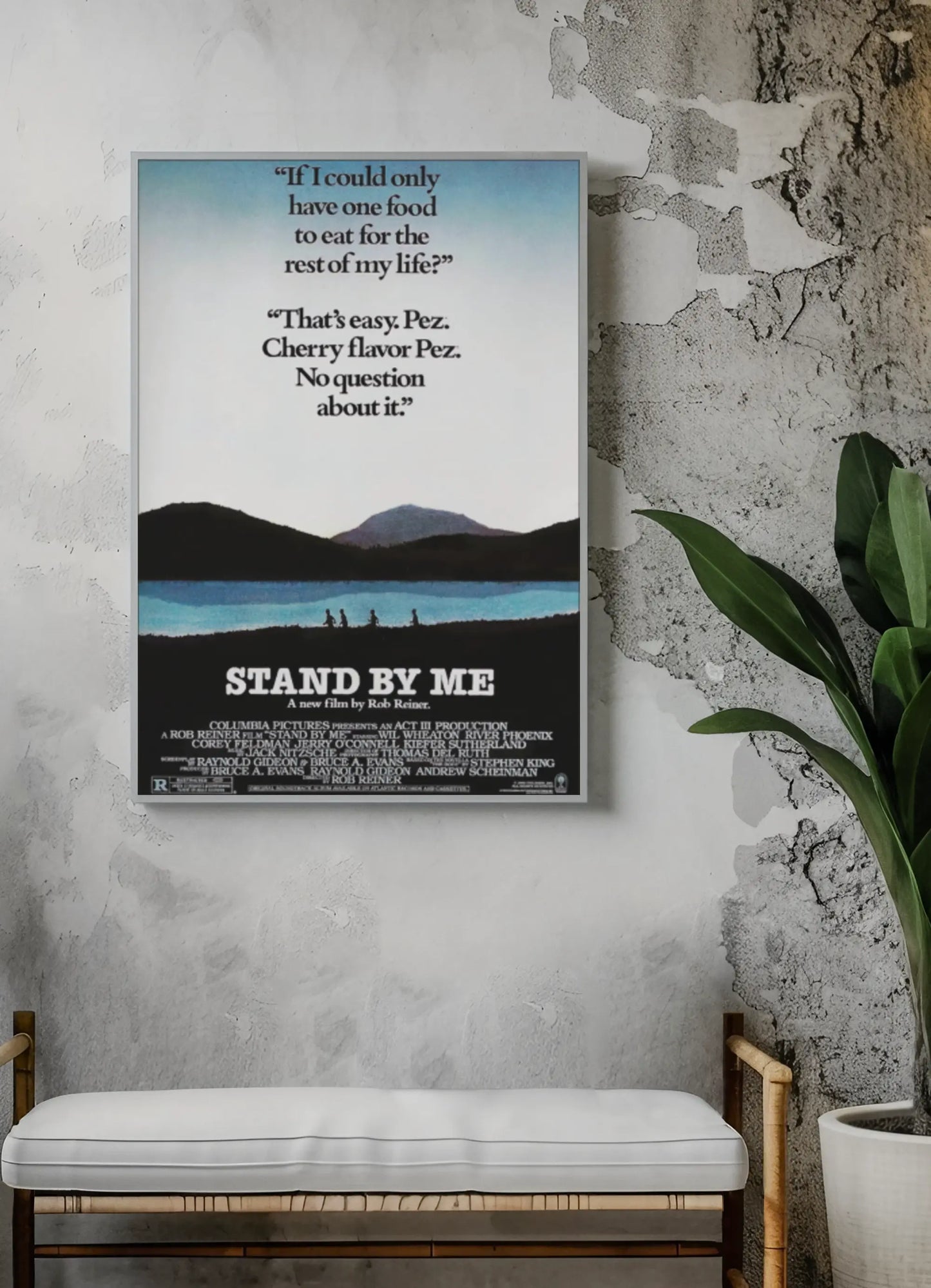 Poster film "Stand by me" film 1986 Trendsandprints