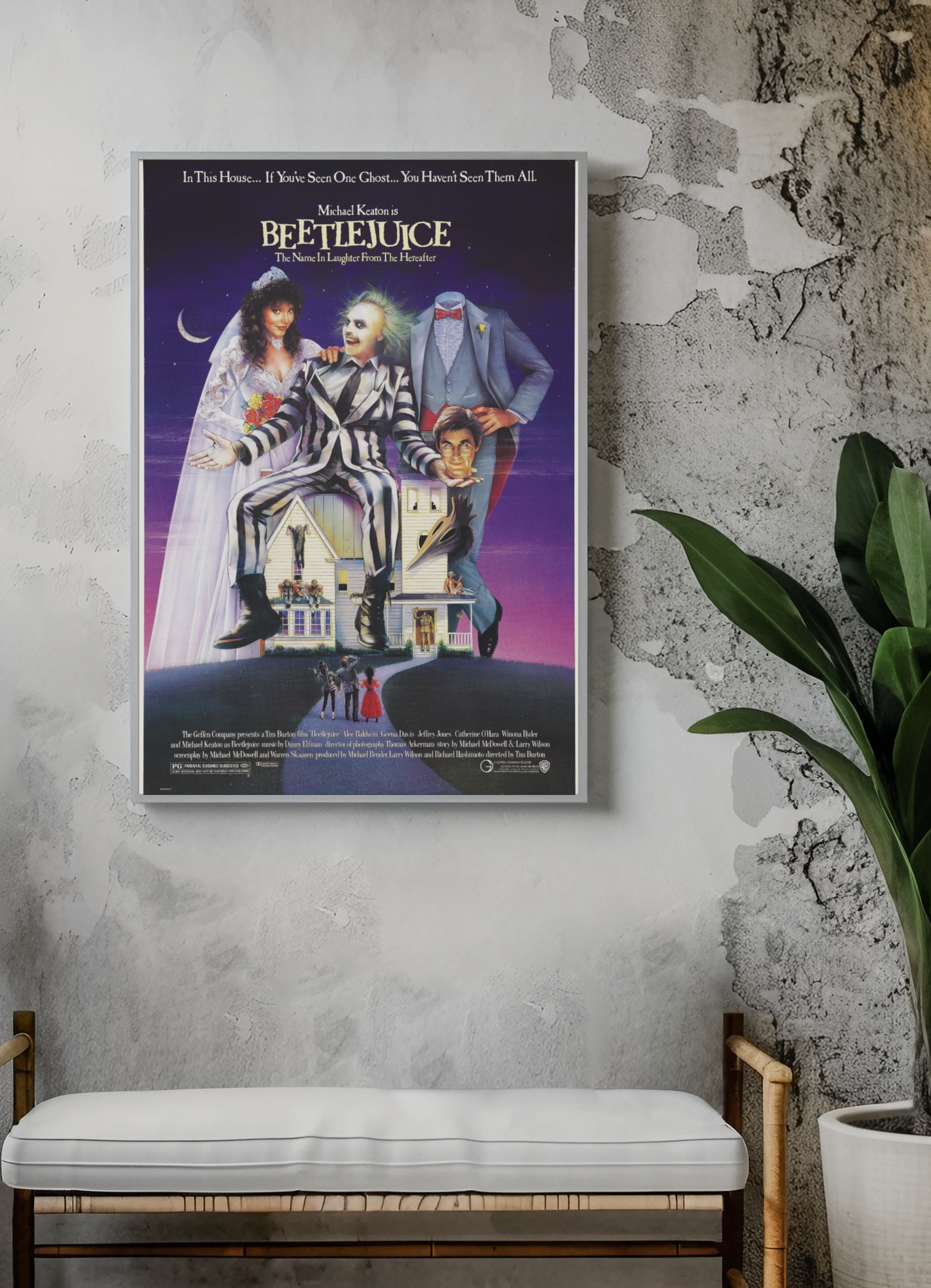 Beetlejuice movie poster from 1988