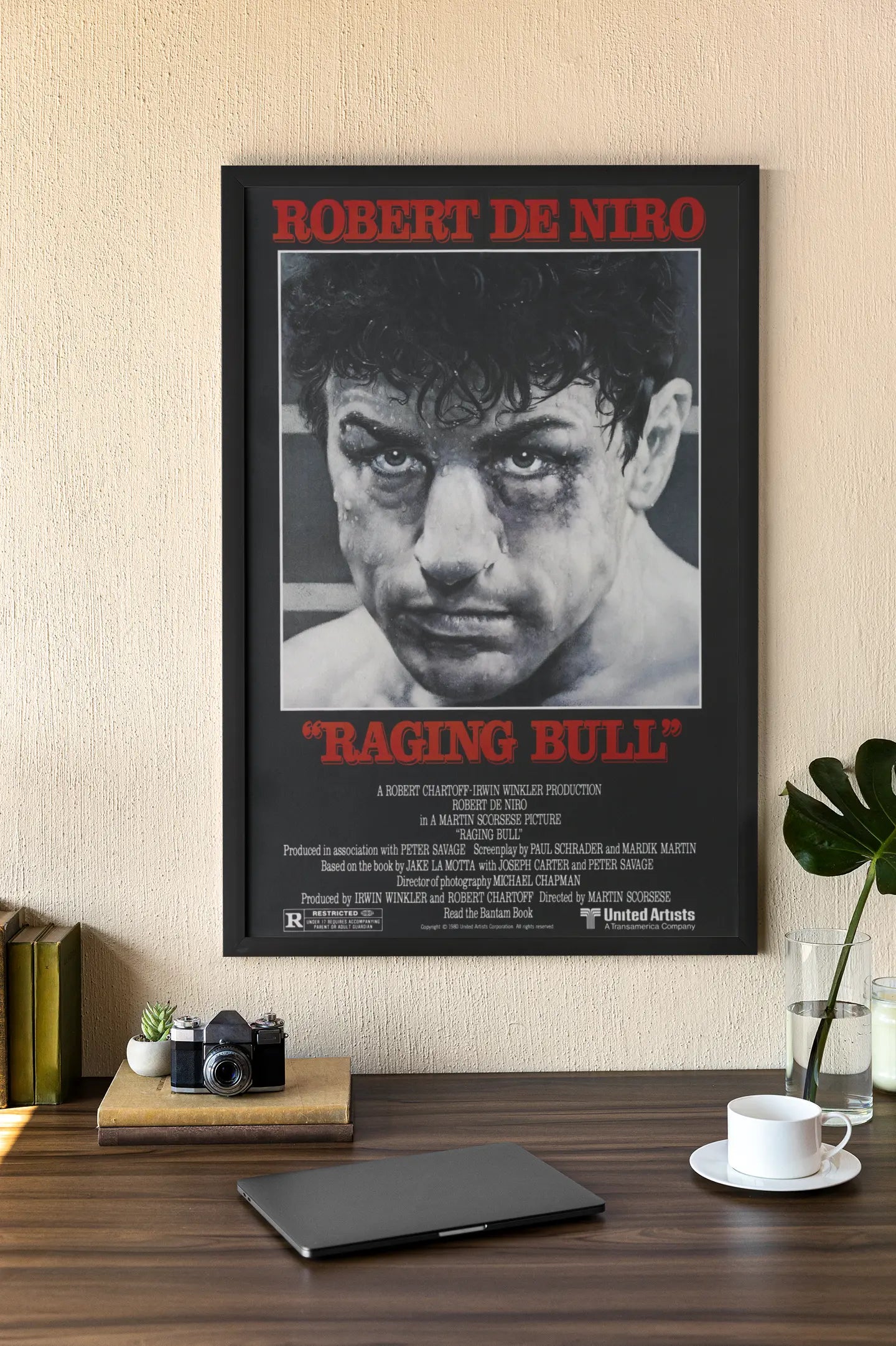Poster Raging Bull avec De Niro, film boxe, amateur boxe Trendsandprints