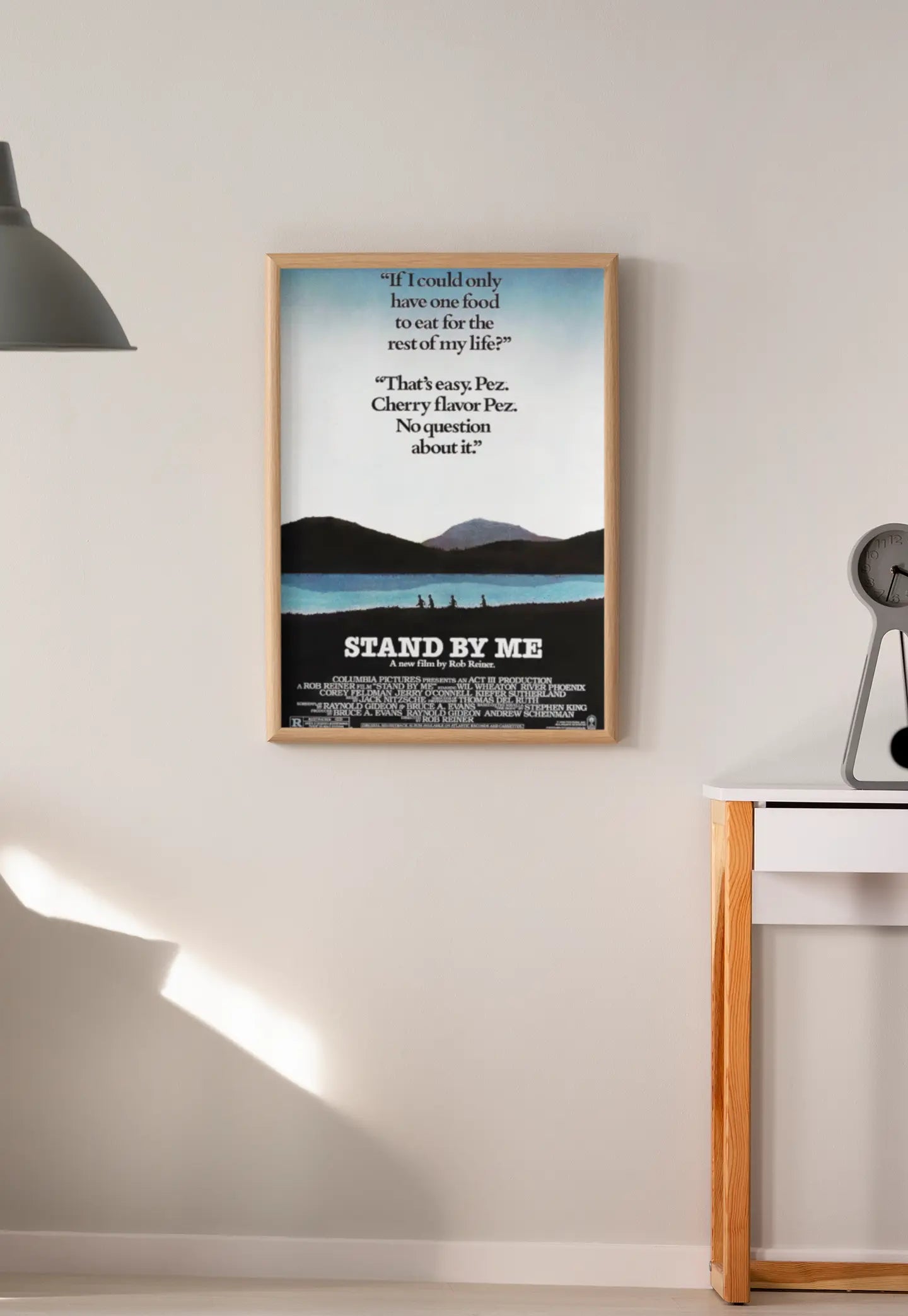 Poster film "Stand by me" film 1986 Trendsandprints