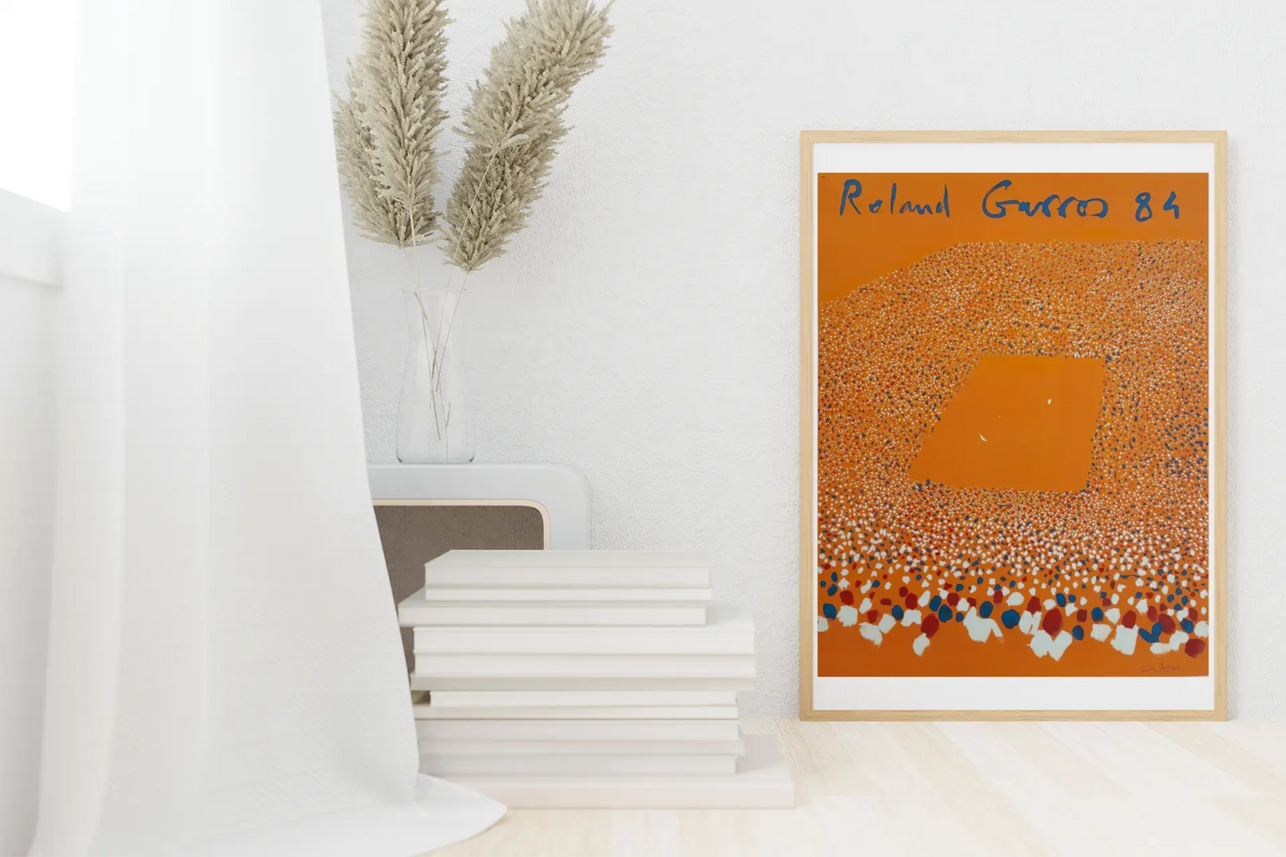 Poster Roland Garros 1984 poster tennis, décoration murale tennis Trendsandprints