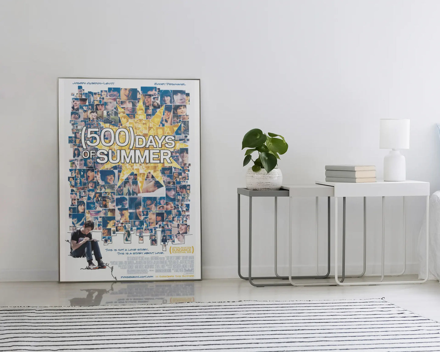 Poster (500) days of summer, film de romance, film d'amour Trendsandprints
