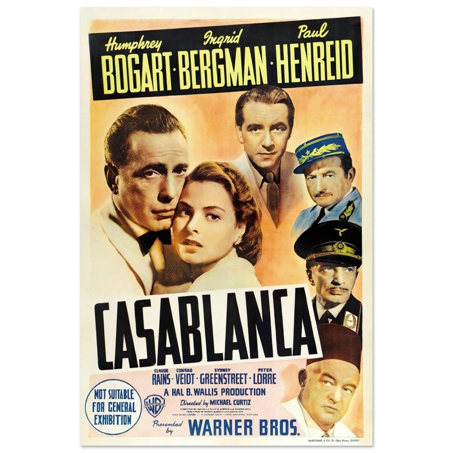 Collection Films américains - posters vintage cinéma américain