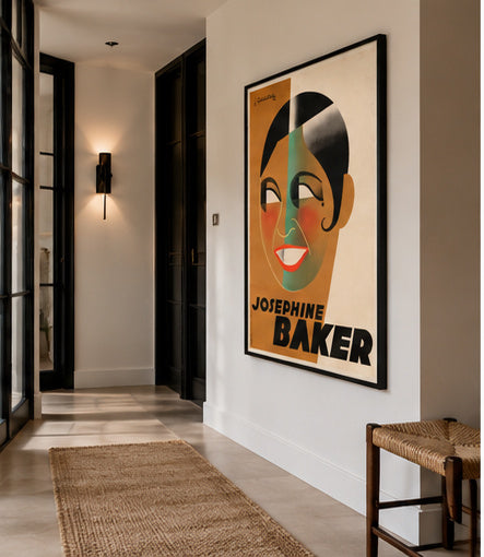 Affiche Joséphine Baker 1931 — Jean Chassaing, Poster Art Déco Vintage