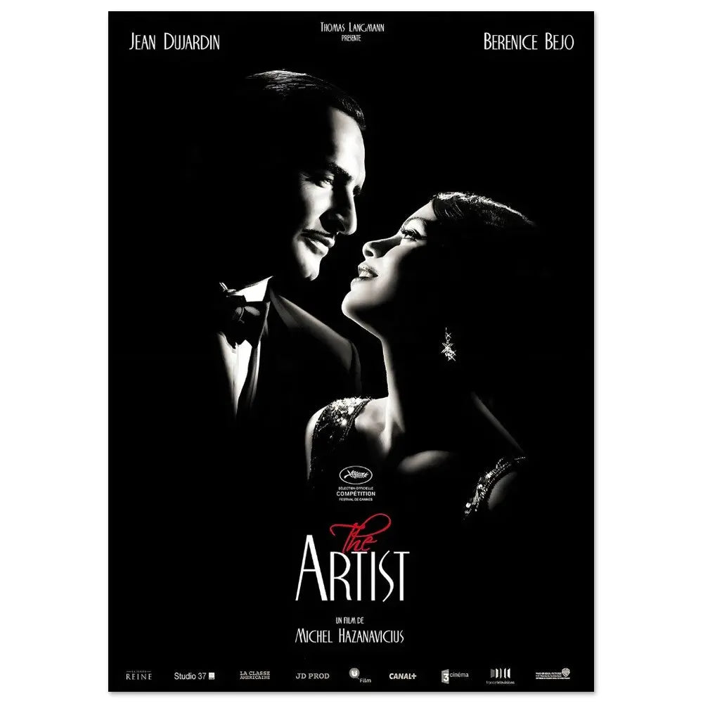 Poster the Artist 2011, film Oscar, film culte comédie musicale Trendsandprints