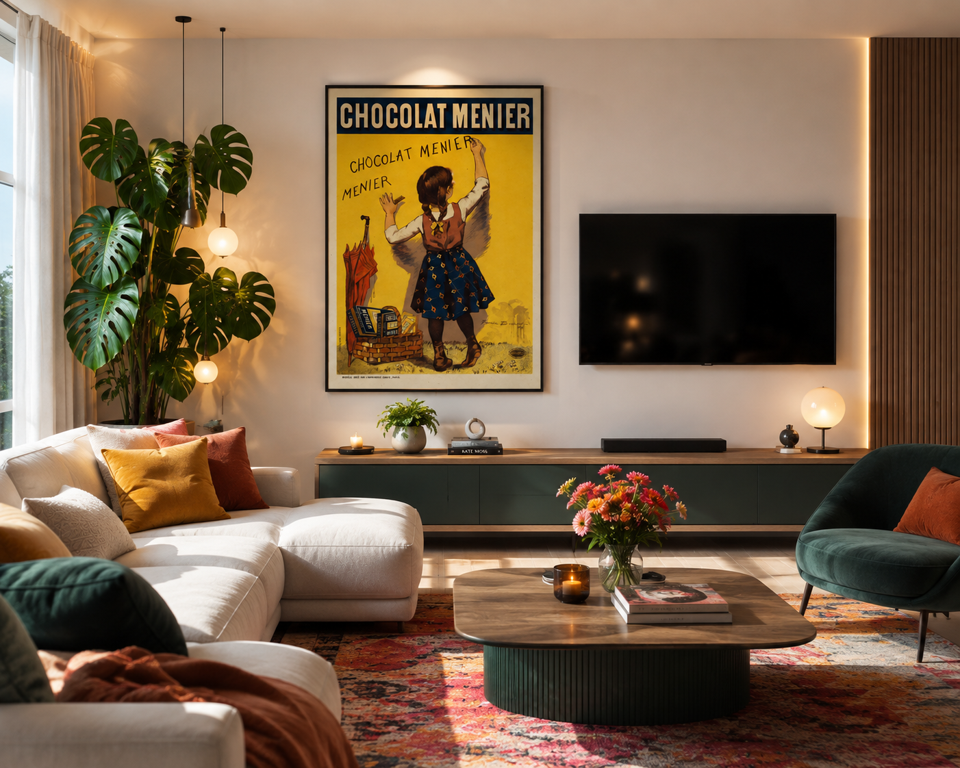 Affiche Chocolat Menier Vintage — Bouisset, Poster Belle Époque