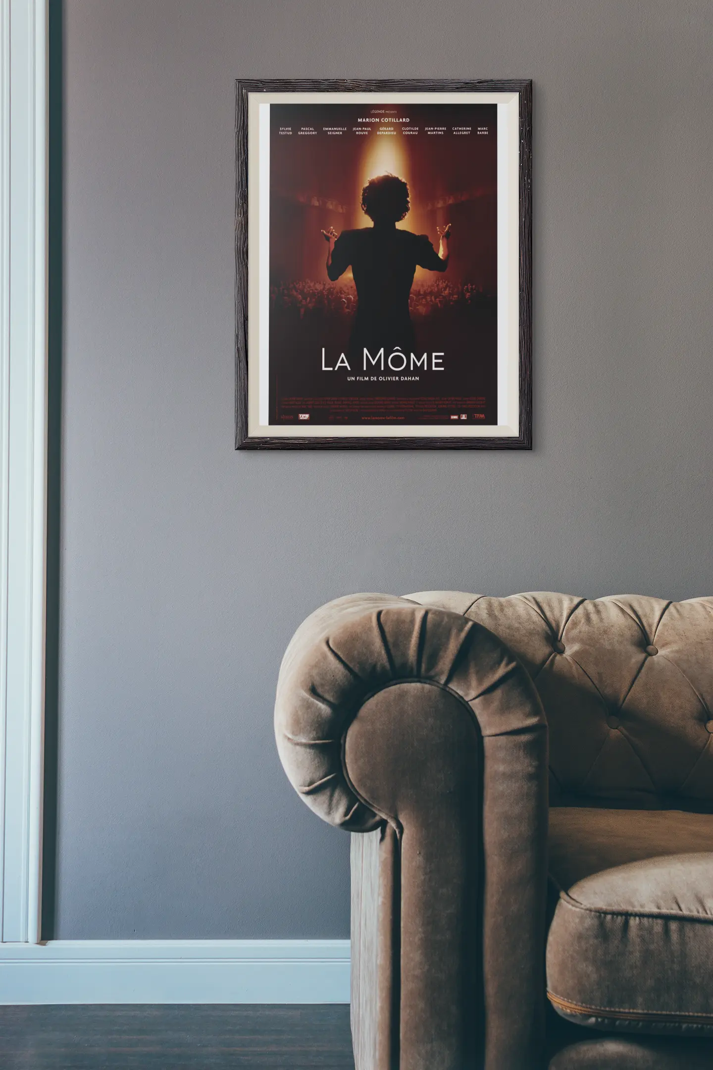 Poster film français Edith Piaf la vie en rose, la mome, film 2007 Trendsandprints