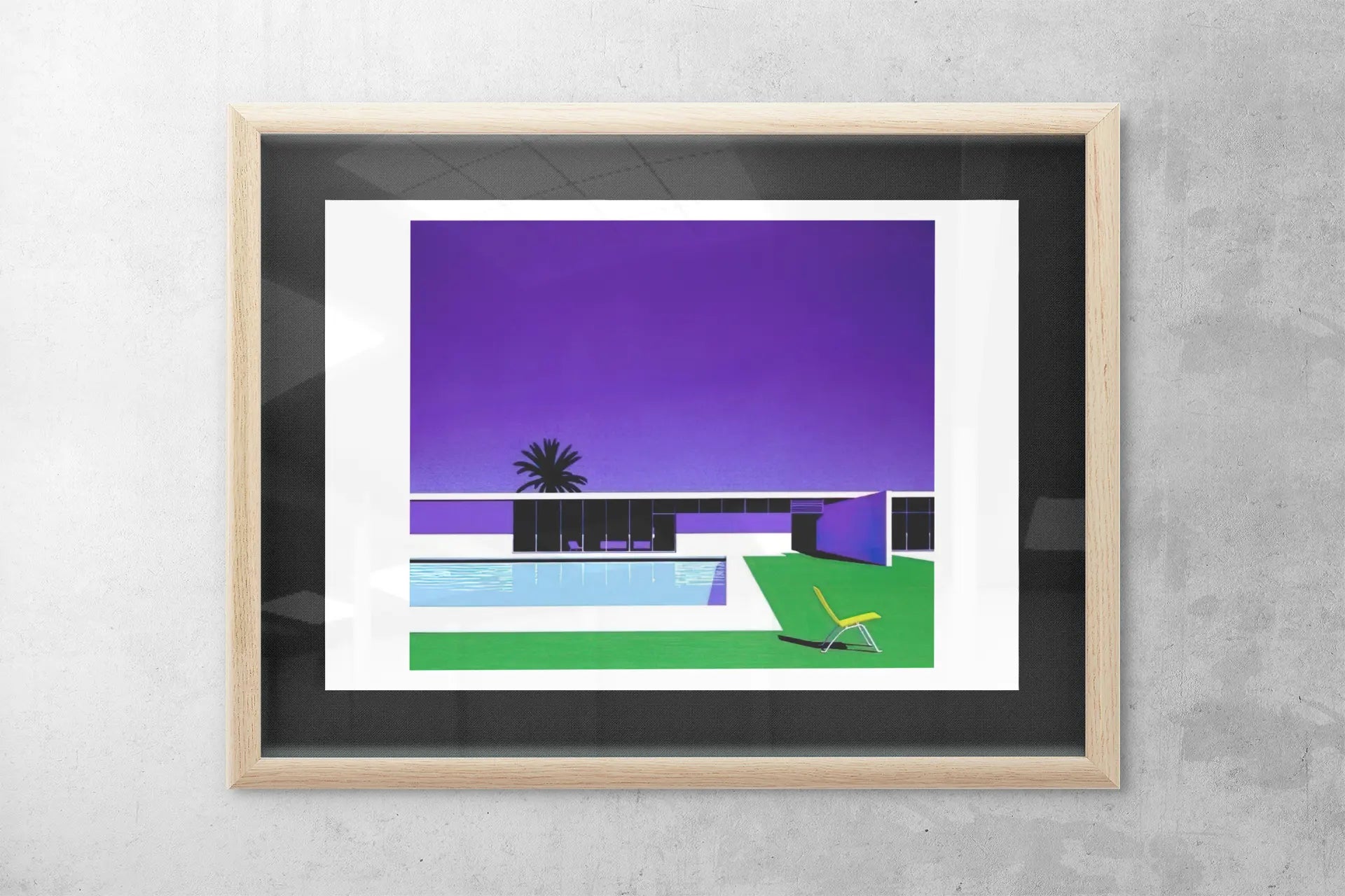 Poster Hiroshi Nagai "Summer break " AOR CITY, décoration murale épurée architecturale et city pop Trendsandprints