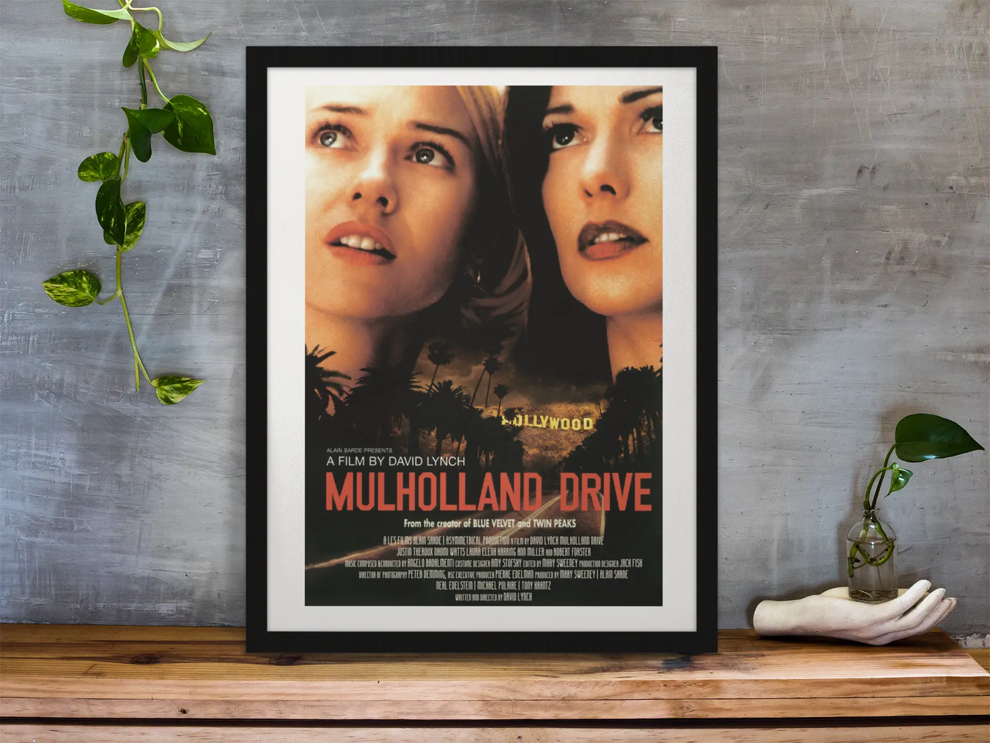 Mulholland drive poster, film culte David Lynch Trendsandprints