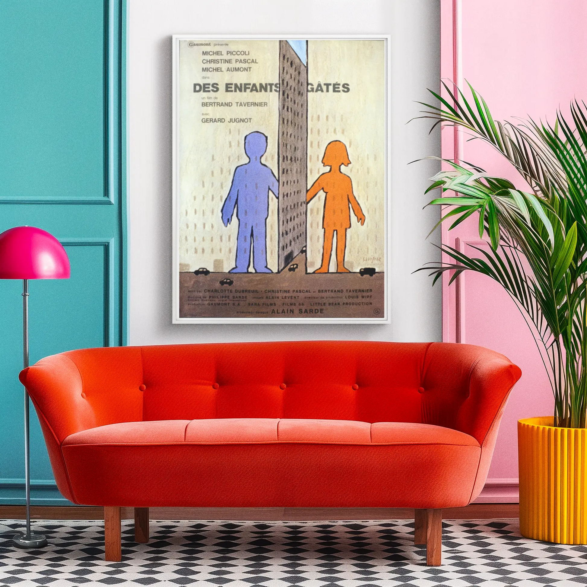 Poster de Savignac pour le film " des enfants gâtés", 1977 Trendsandprints
