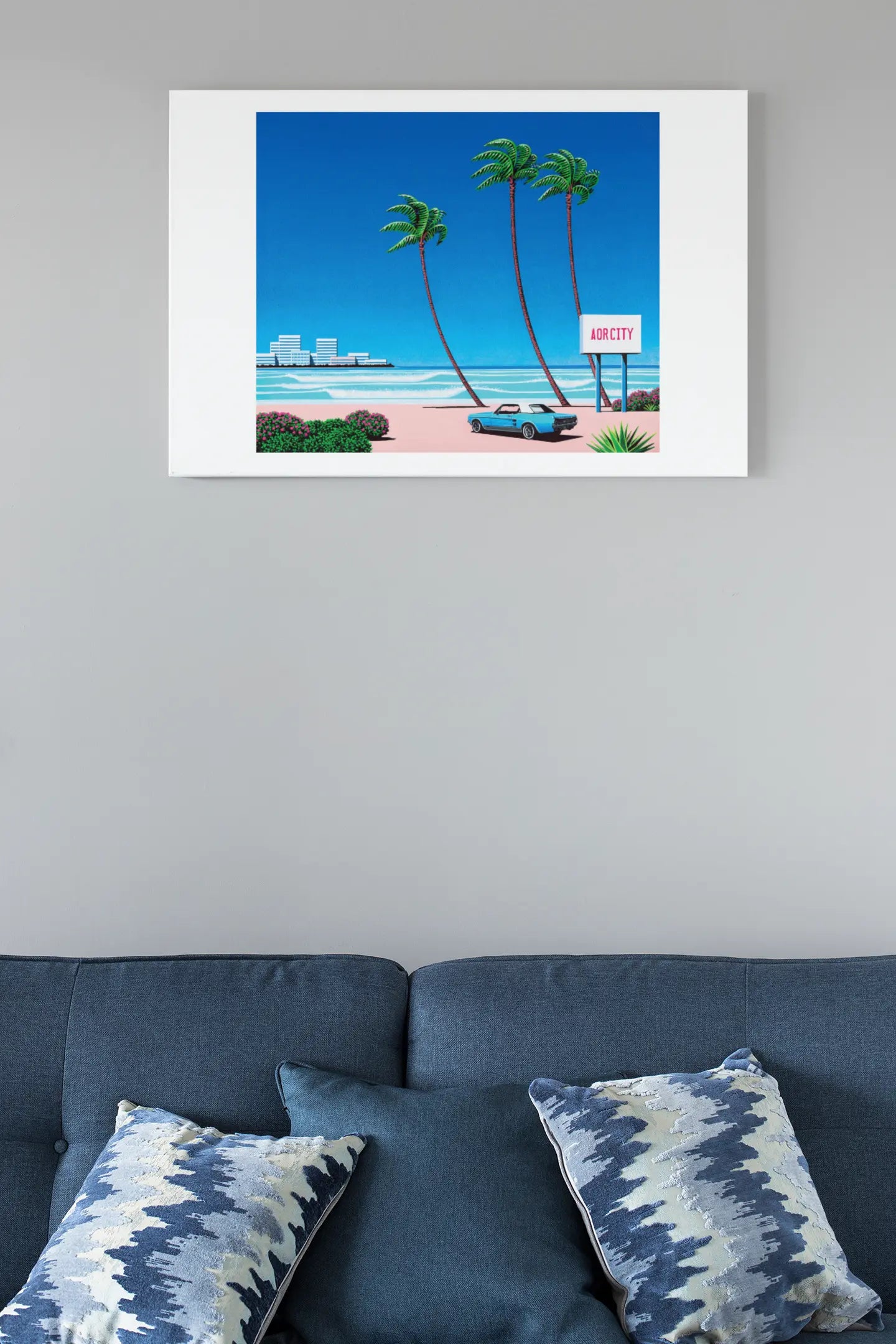 Poster Hiroshi Nagai Light Mellow, poster city pop, décoration murale city pop Trendsandprints