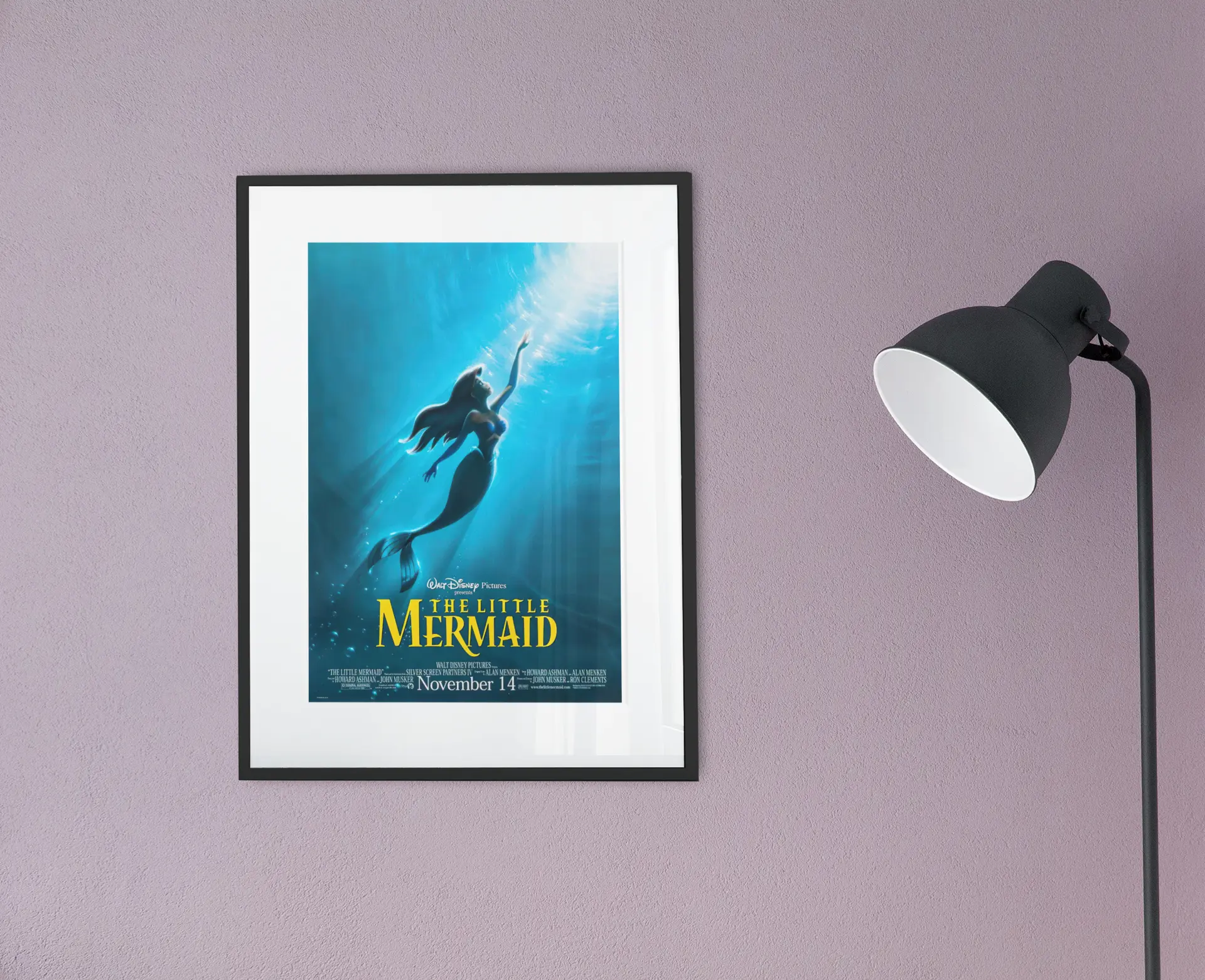 Poster the little mermaid 1989, la petite sirene disney Trendsandprints