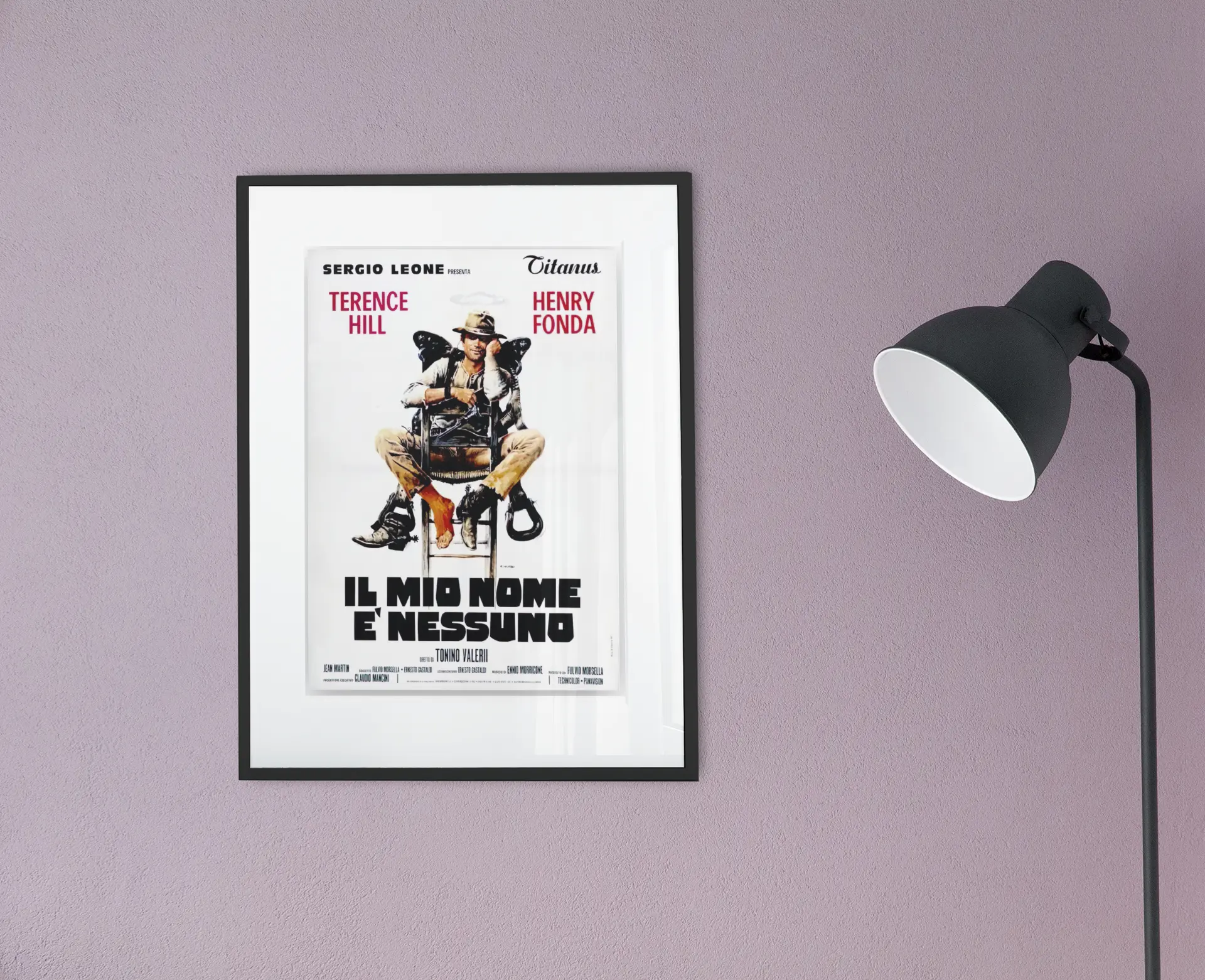Poster "il mio nome è nessuno", poster "mon nom est personne", "mein name ist nobody", Terrence Hill, Henry Fonda Trendsandprints