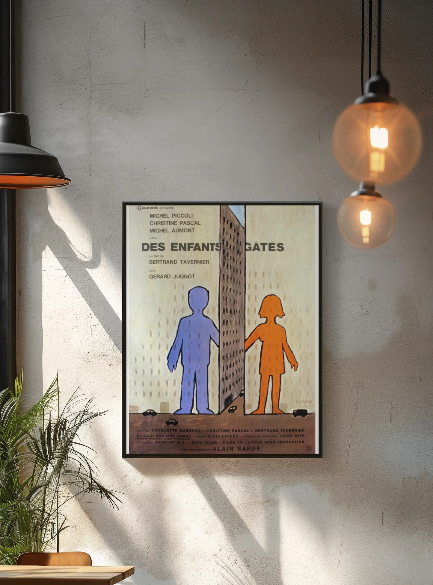 Poster de Savignac pour le film " des enfants gâtés", 1977 Trendsandprints