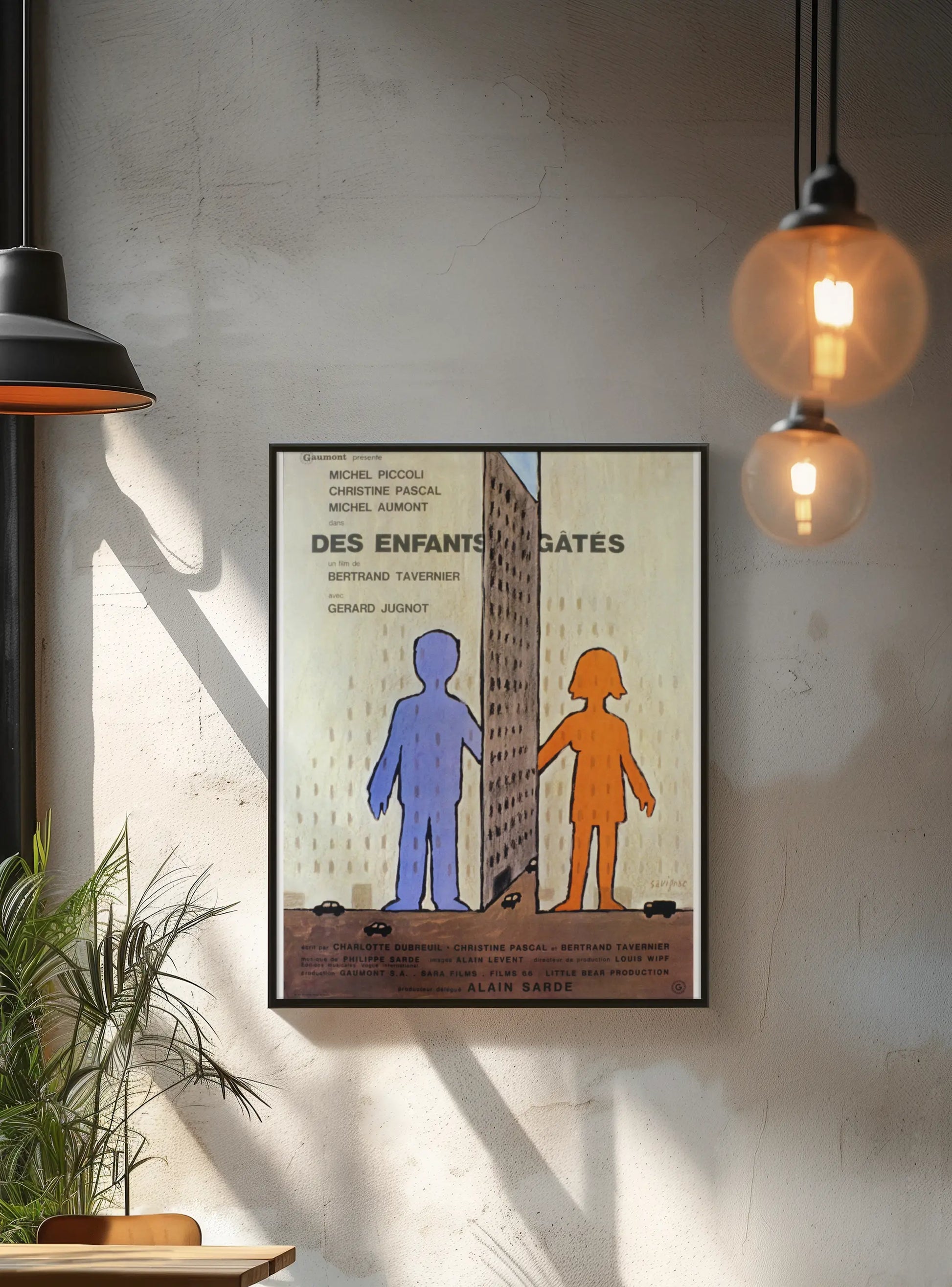 Poster de Savignac pour le film " des enfants gâtés", 1977 Trendsandprints