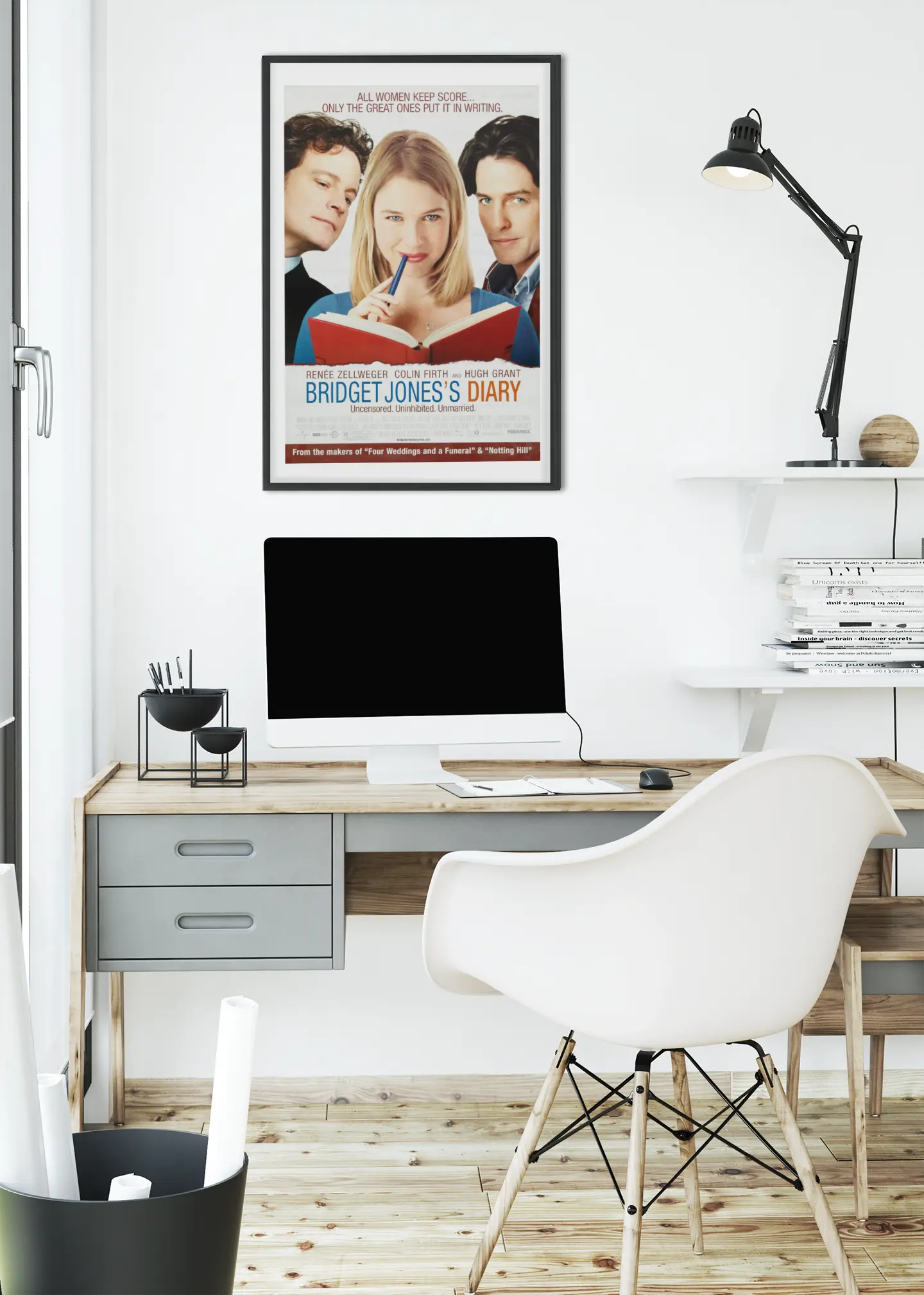 Poster le journal de Bridget Jones 2001, film d'amour culte, film années 2000 Trendsandprints