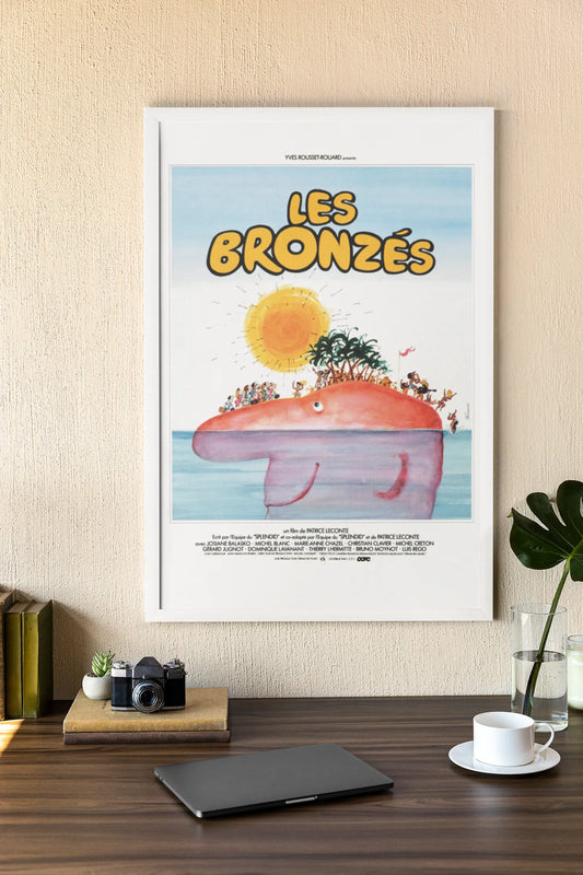 Poster film français culte "les bronzés", bande du Splendid Trendsandprints
