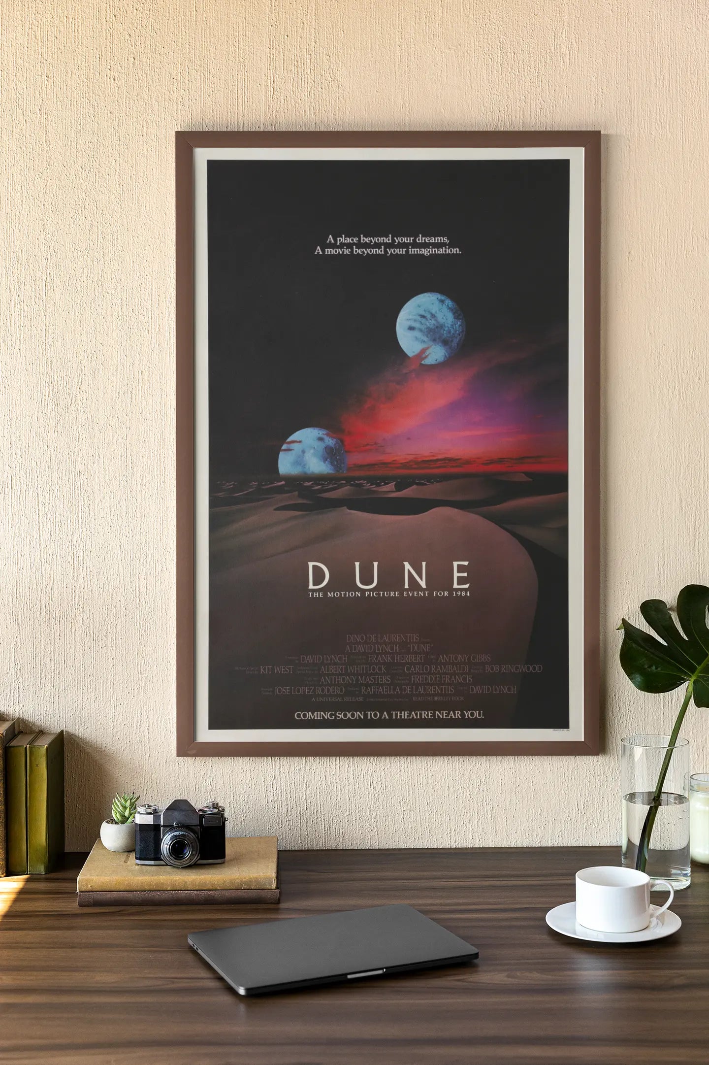 Poster film Dune de 1984 par David Lynch, film de science-fiction Trendsandprints