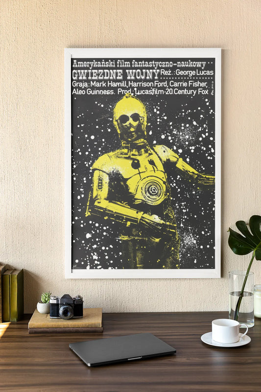 Poster Star Wars un nouvel espoir en polonais, poster science-fiction rare Trendsandprints