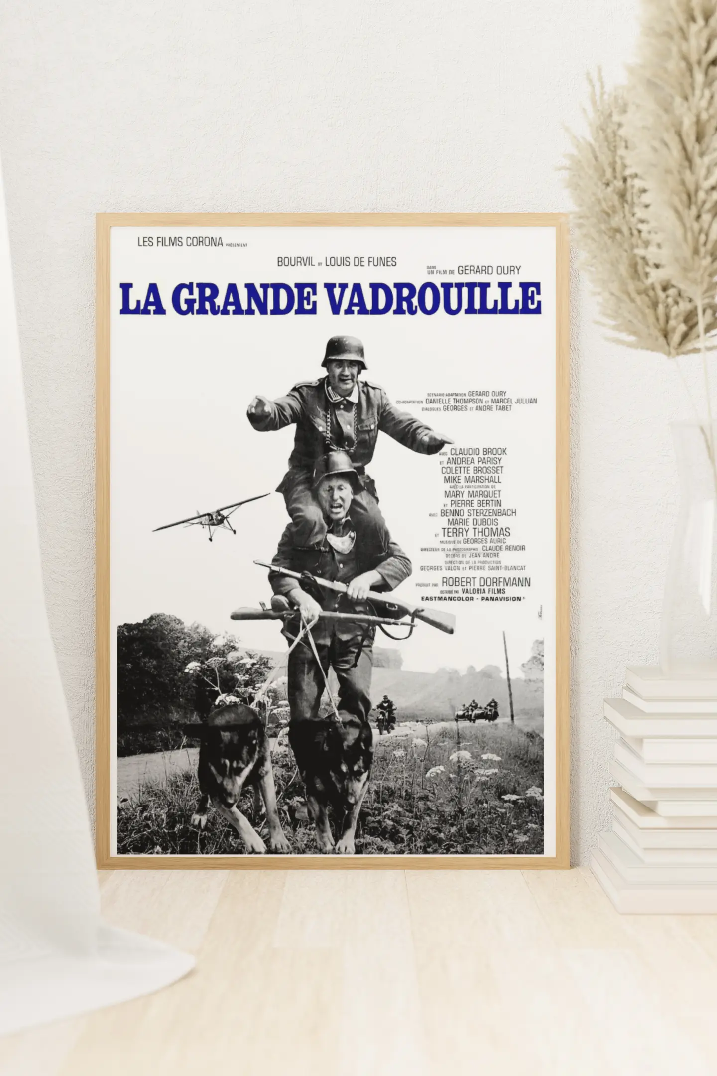 Poster la grande vadrouille, film français culte, film louis de funès, bourvil, comédie française Trendsandprints