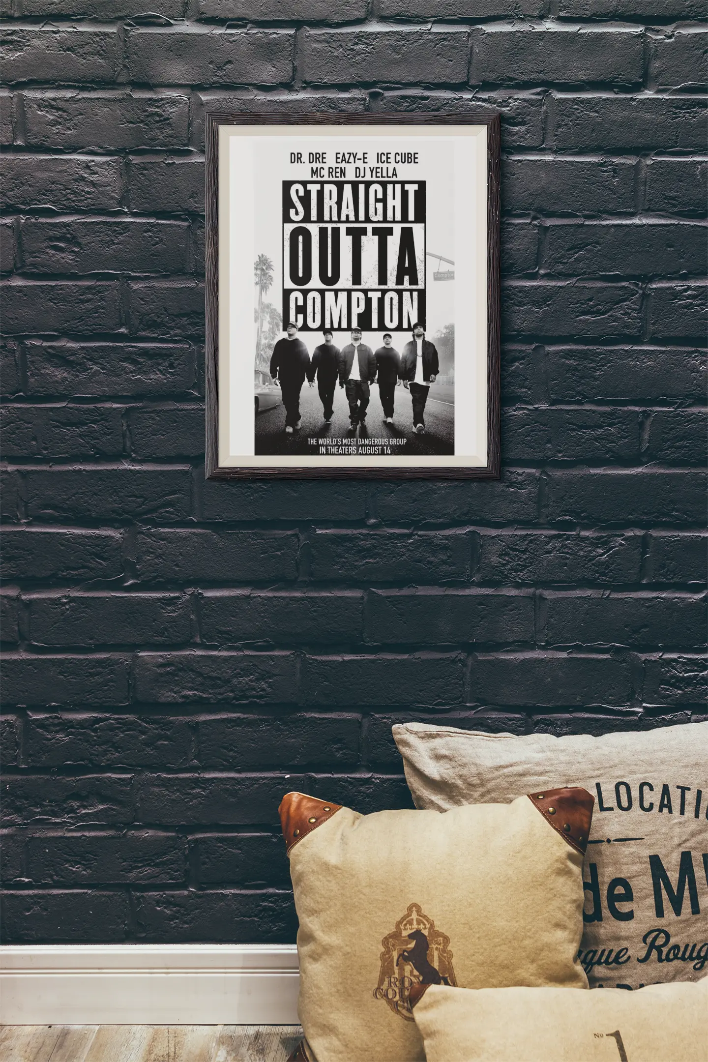 Poster Straight outta Compton, poster rap N.W.A Trendsandprints