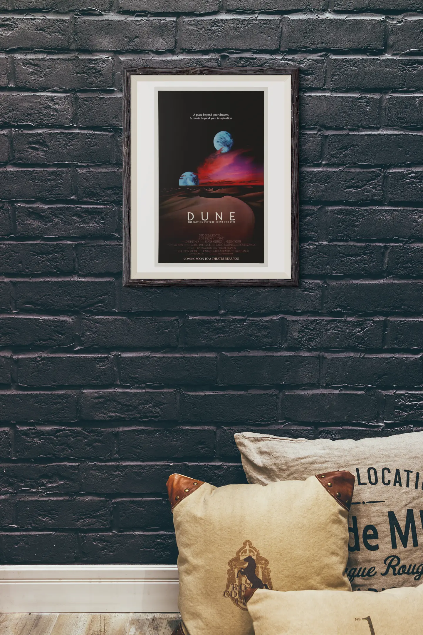 Poster film Dune de 1984 par David Lynch, film de science-fiction Trendsandprints
