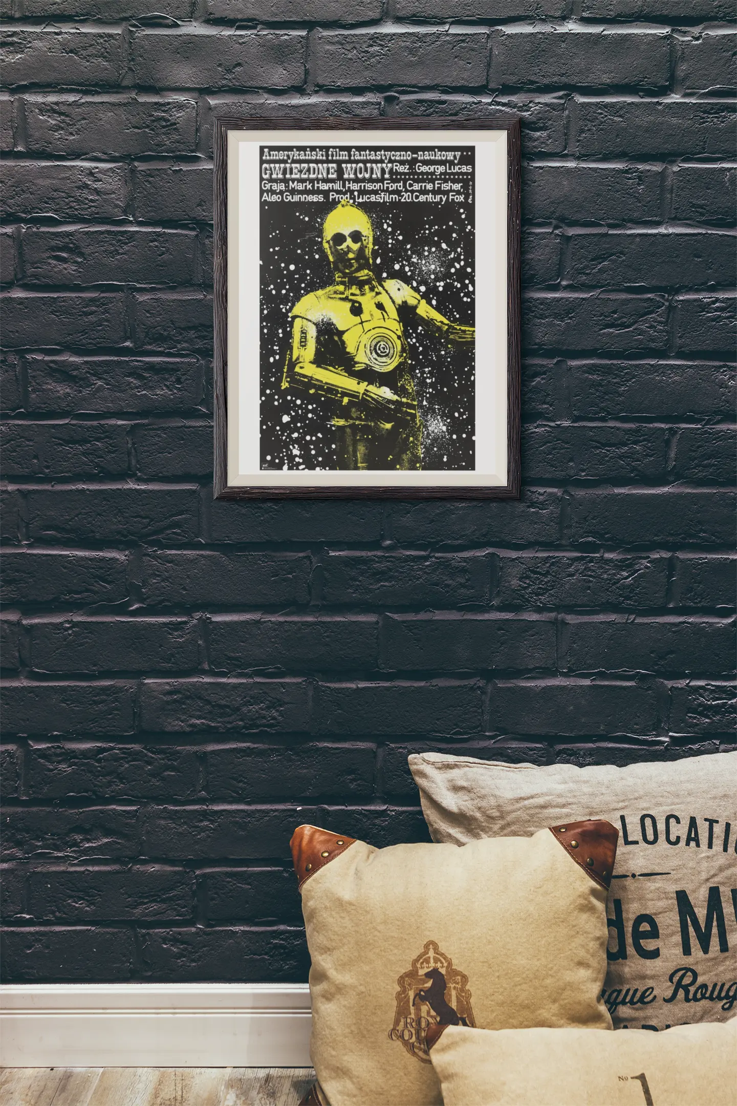 Poster Star Wars un nouvel espoir en polonais, poster science-fiction rare Trendsandprints