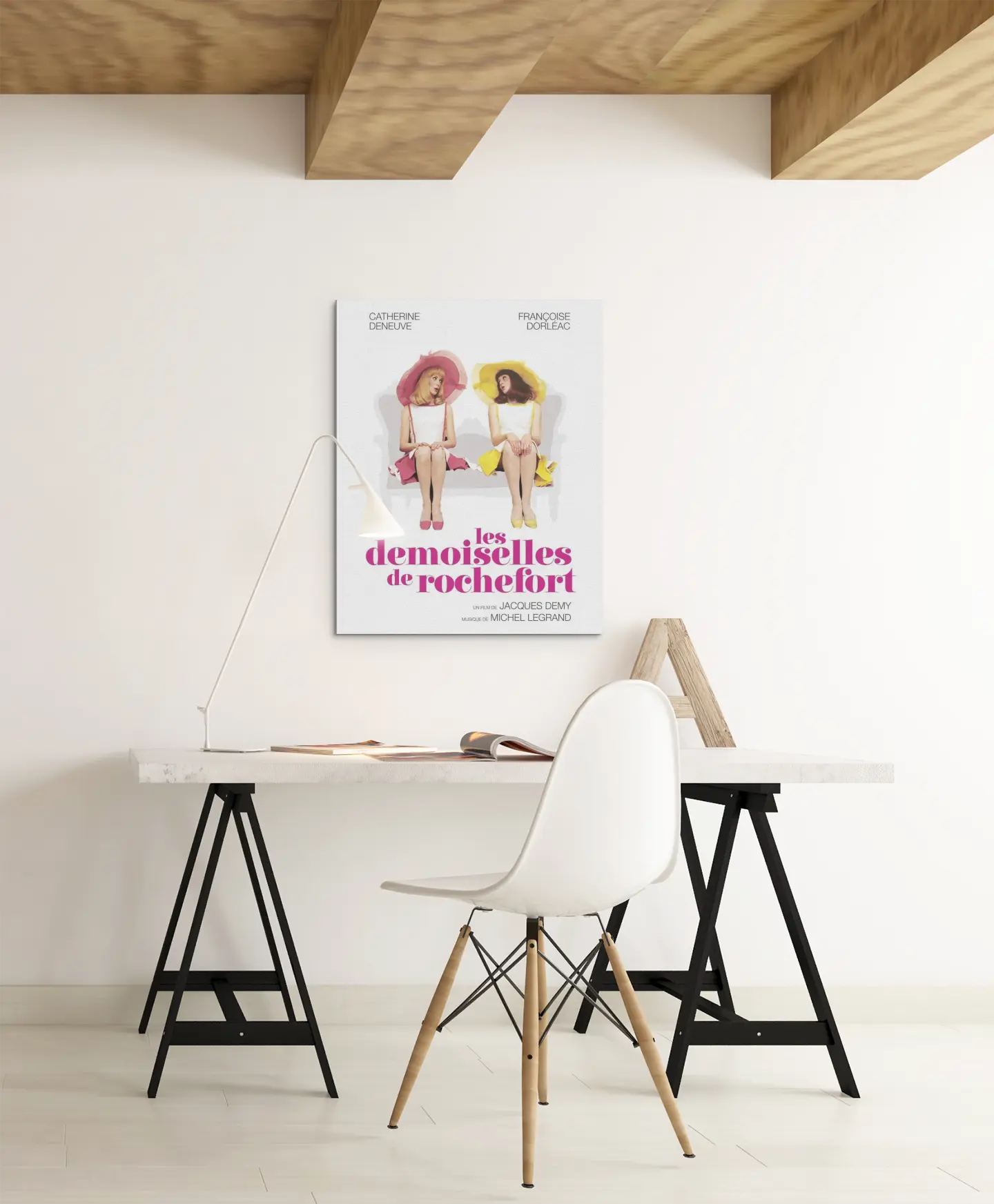 Poster film culte les demoiselles de rochefort, poster catherine deneuve françoise dorleac Trendsandprints