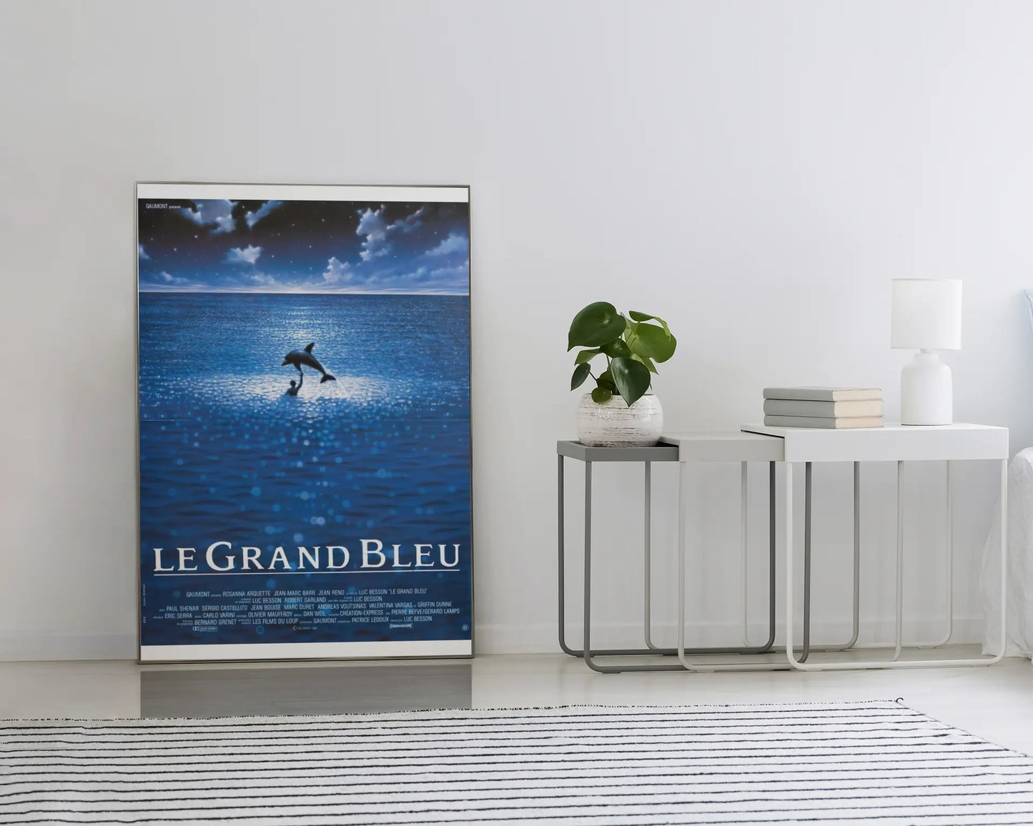 Poster film culte le Grand bleu, the big blue, film iconique français Trendsandprints