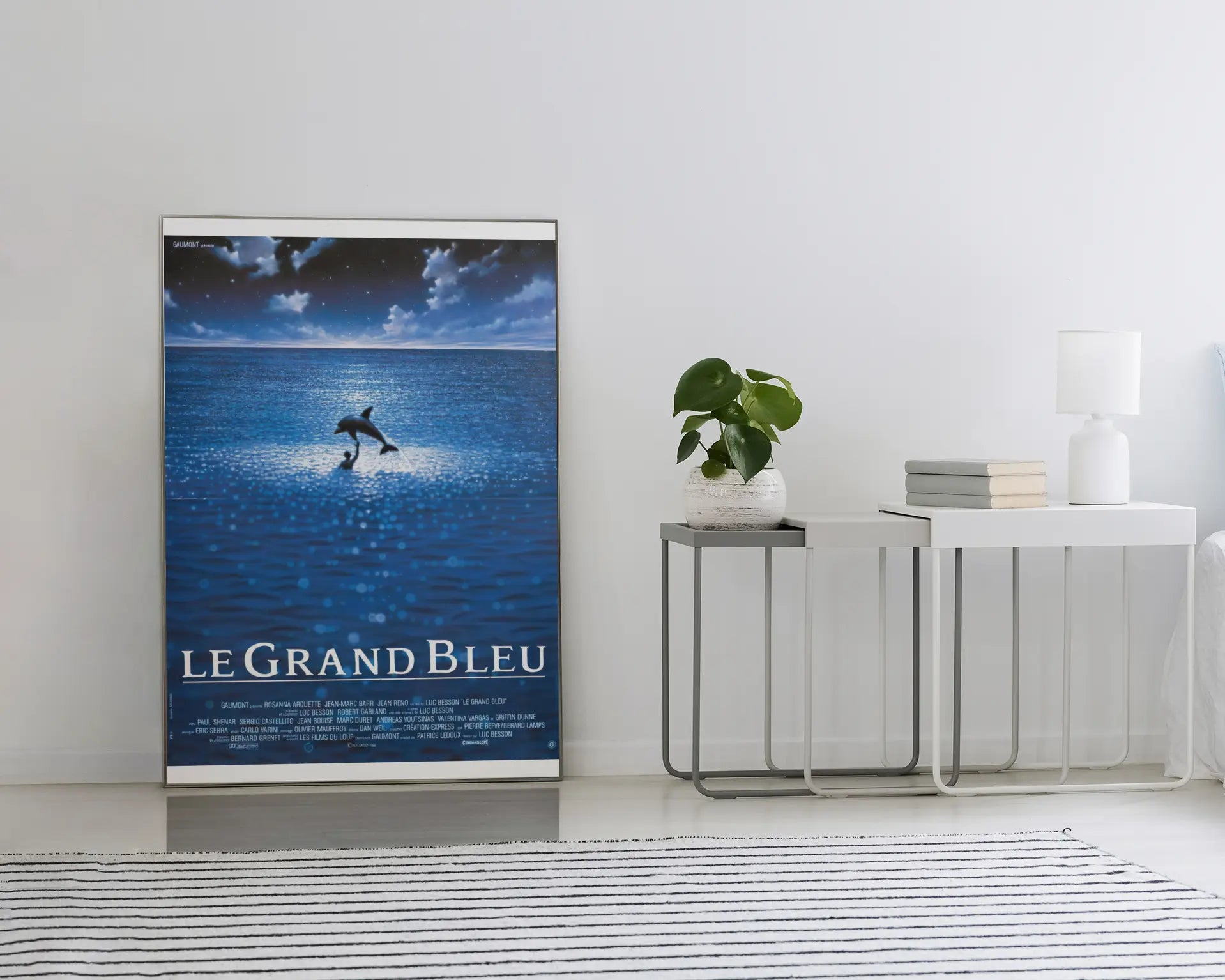 Poster film culte le Grand bleu, the big blue, film iconique français Trendsandprints