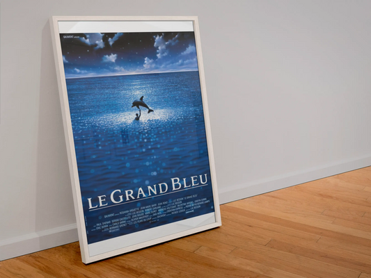 Poster film culte le Grand bleu, the big blue, film iconique français Trendsandprints