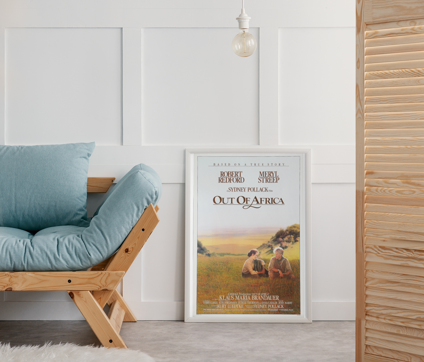 Poster "Out of Africa", cult film from 1985, love film