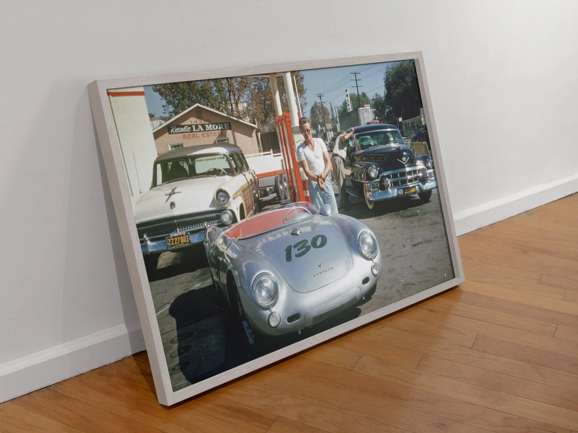 Poster photo de James Dean avec la Spyder 500 Little Bastard Trendsandprints