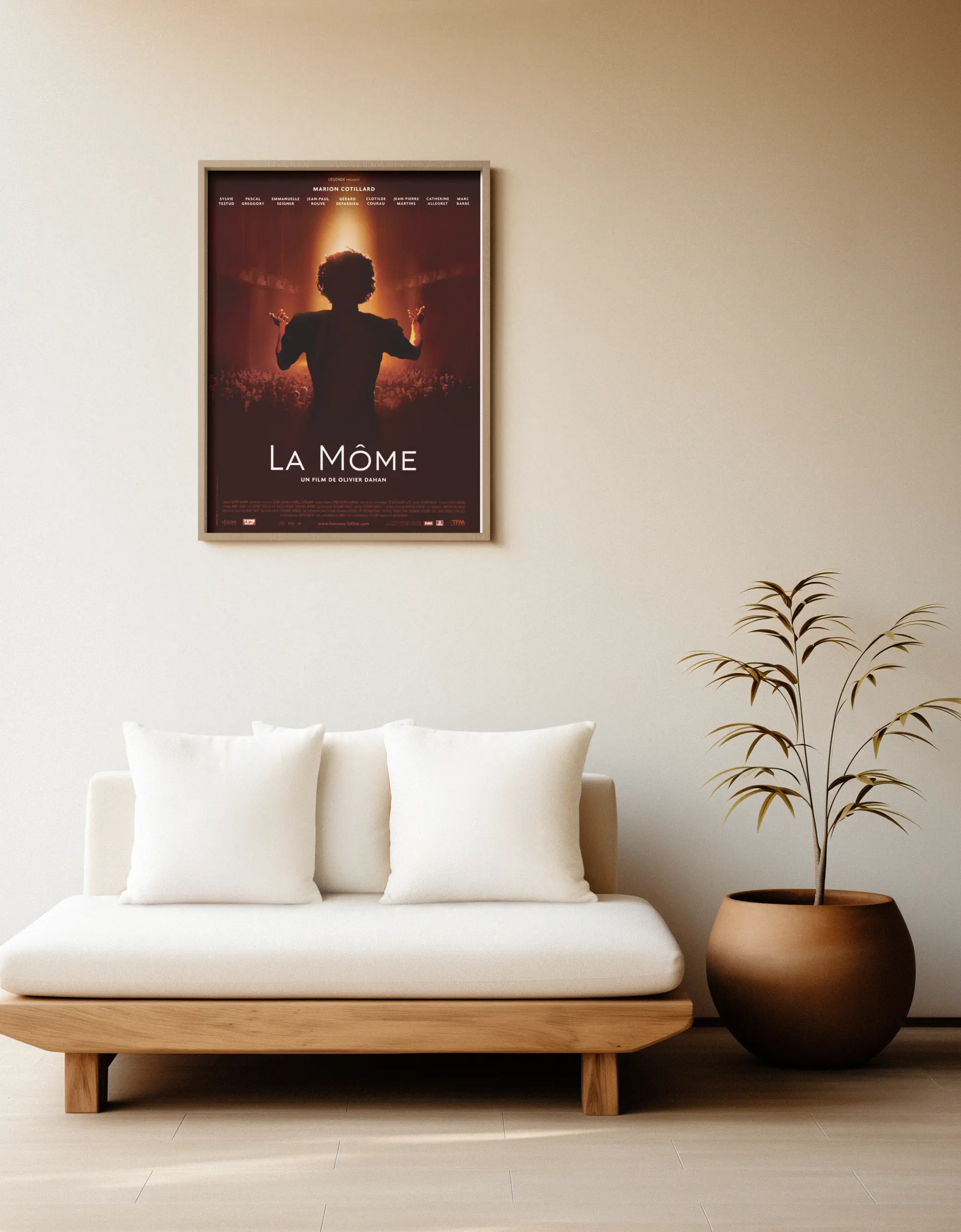 Poster film français Edith Piaf la vie en rose, la mome, film 2007 Trendsandprints