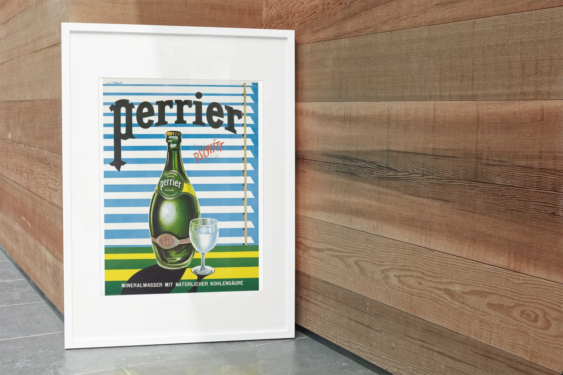 Poster Perrier Villemot